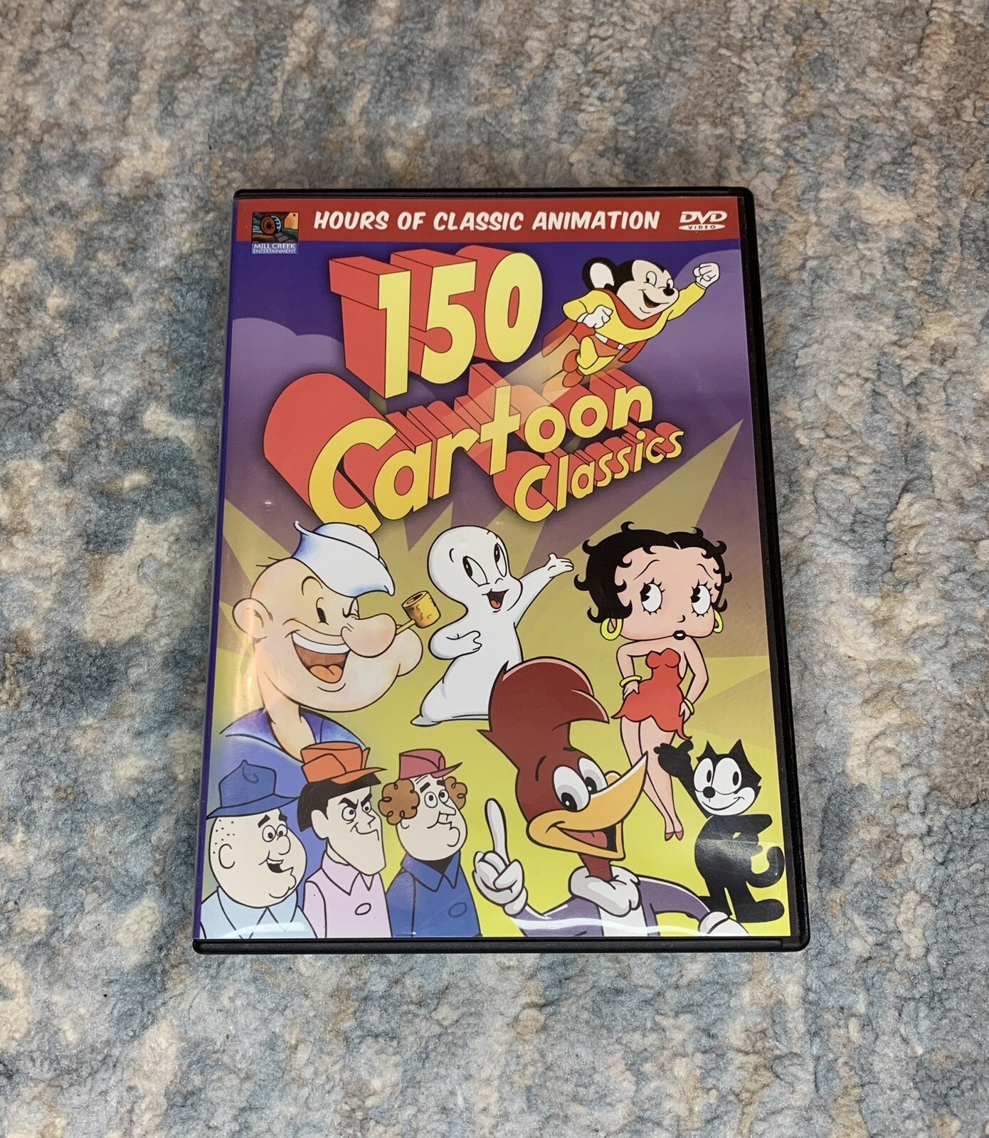 150 Cartoon Classics, Very Good DVD, Baby Huey,Little Audrey,Little Lulu,Mighty