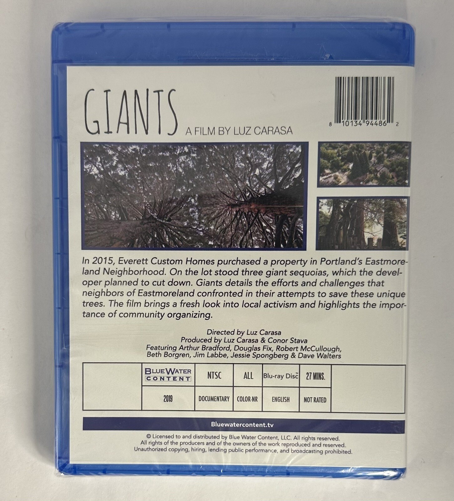 Giants, Blu-Ray, Luz Carasa Film, Arthur Bradford, Douglas Fix,Robert McCullough