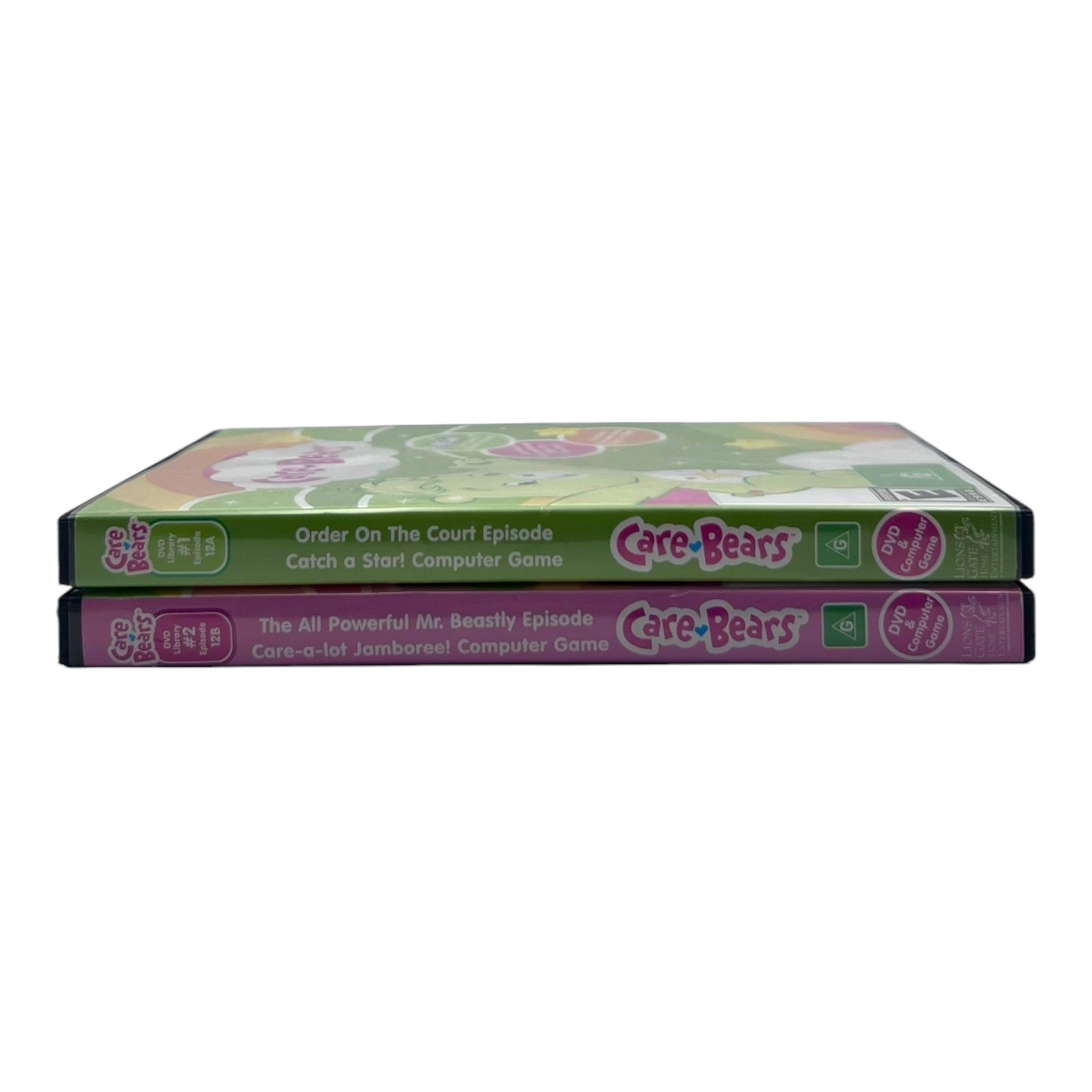 Care Bears DVD Library: Volume 1 + 2 [Episodes 12A 12B] Kids Episodes & PC Games