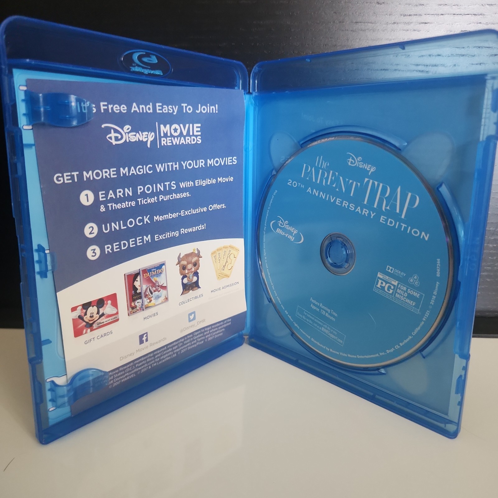 Walt Disney The Parent Trap 20th Anniversary Edition 2018 Blu-ray Lindsay Lohan