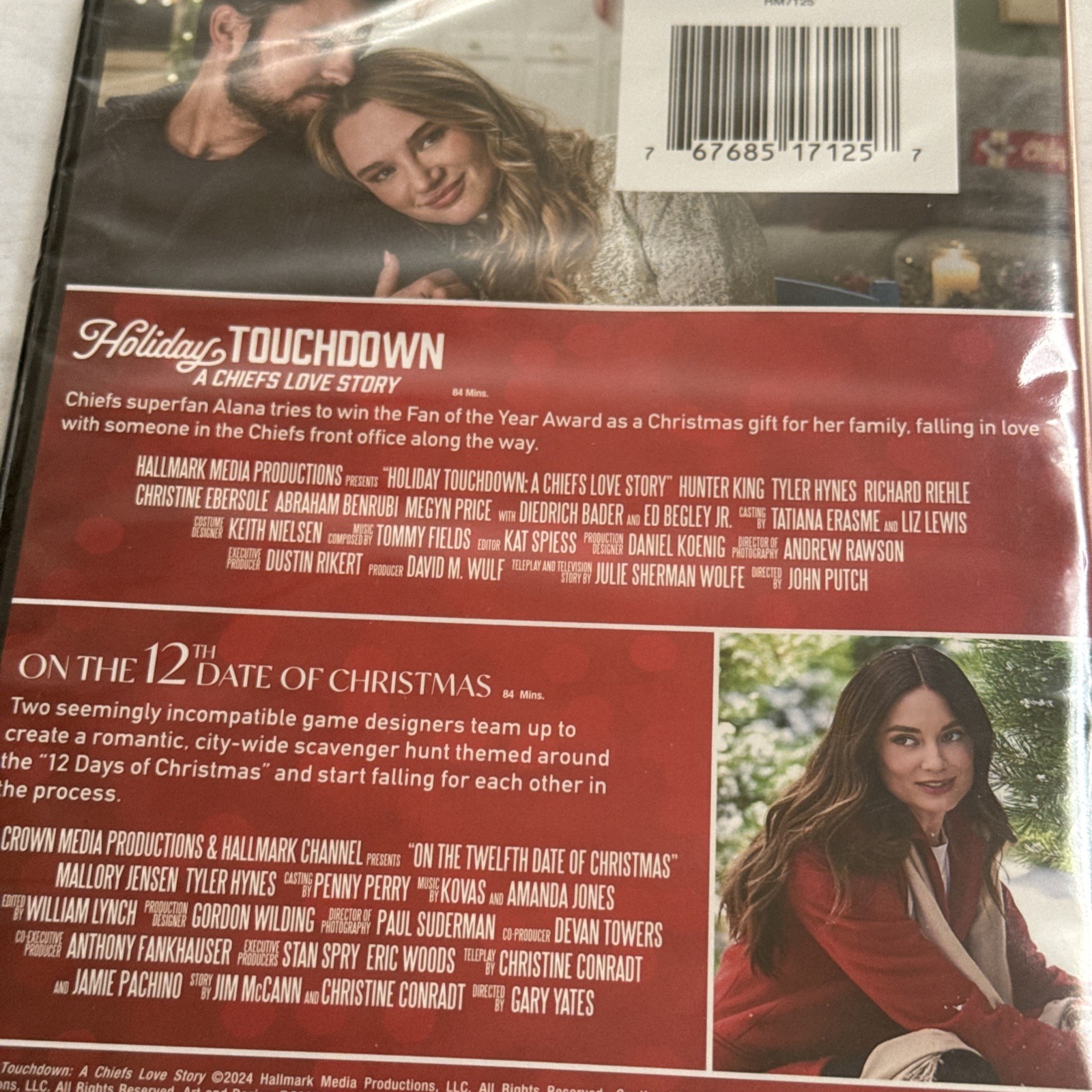 Holiday Touchdown A Chiefs Love Story / Taylor Swift Like Date Christmas Dvd Red