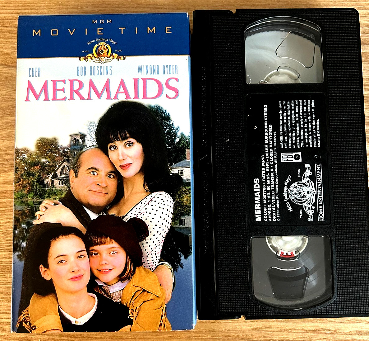 Mermaids Cher, Winona Ryder VHS tape- Ships Same Day With Tracking