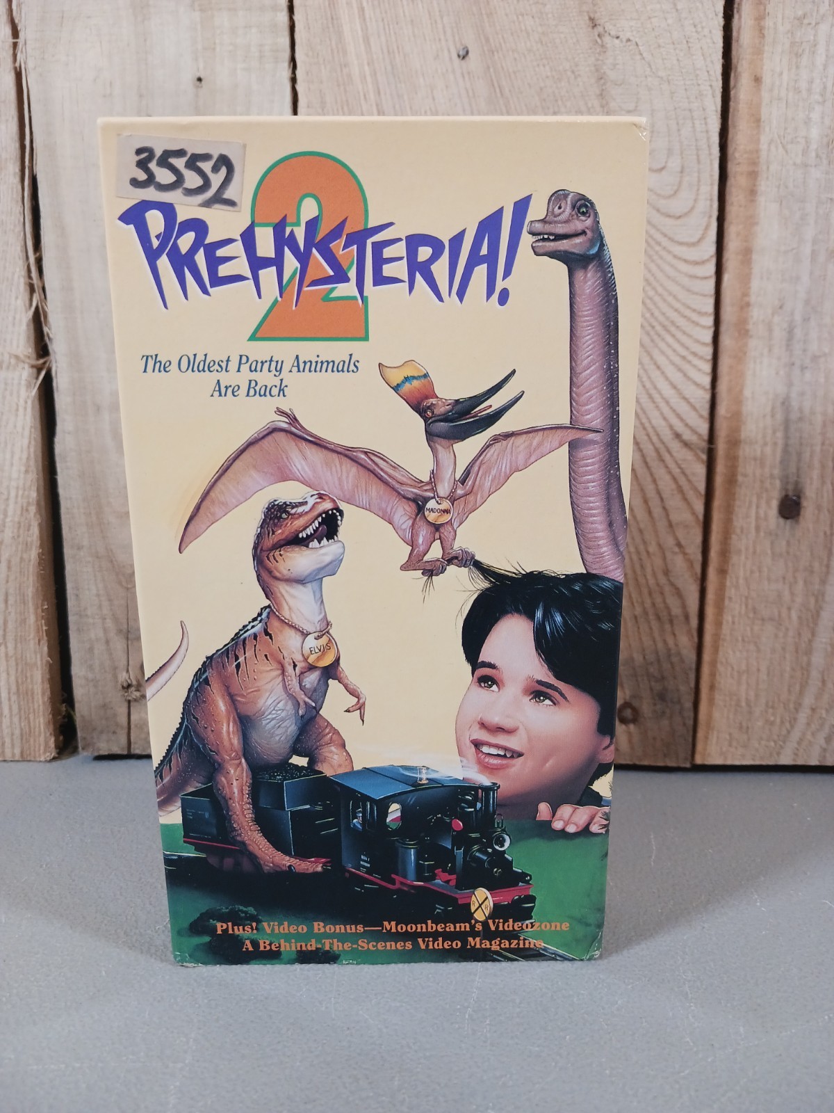 Prehysteria 2 (VHS) Miniature Dinosaurs SciFi TESTED FREE SHIPPING
