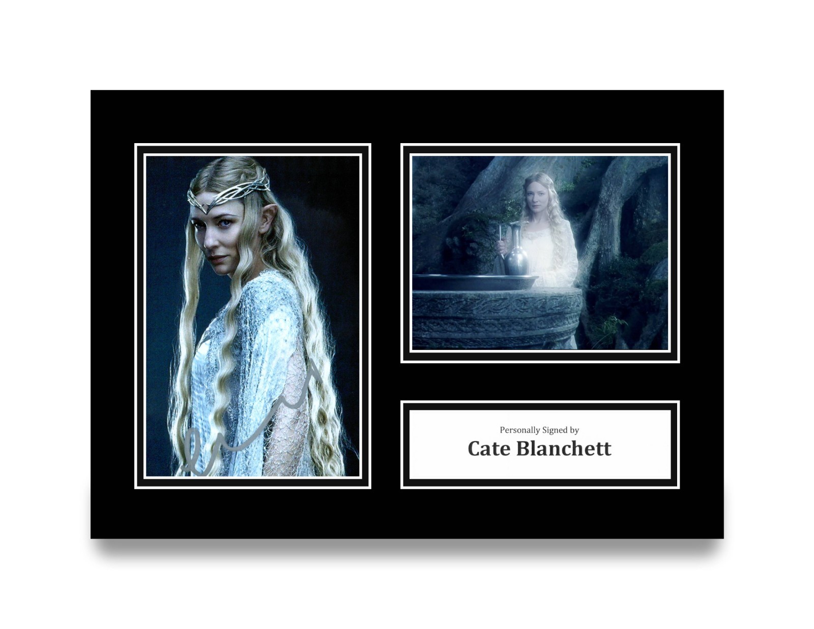 Cate Blanchett Hand Signed A4 Photo Autograph Lord of the Rings Gift Display COA