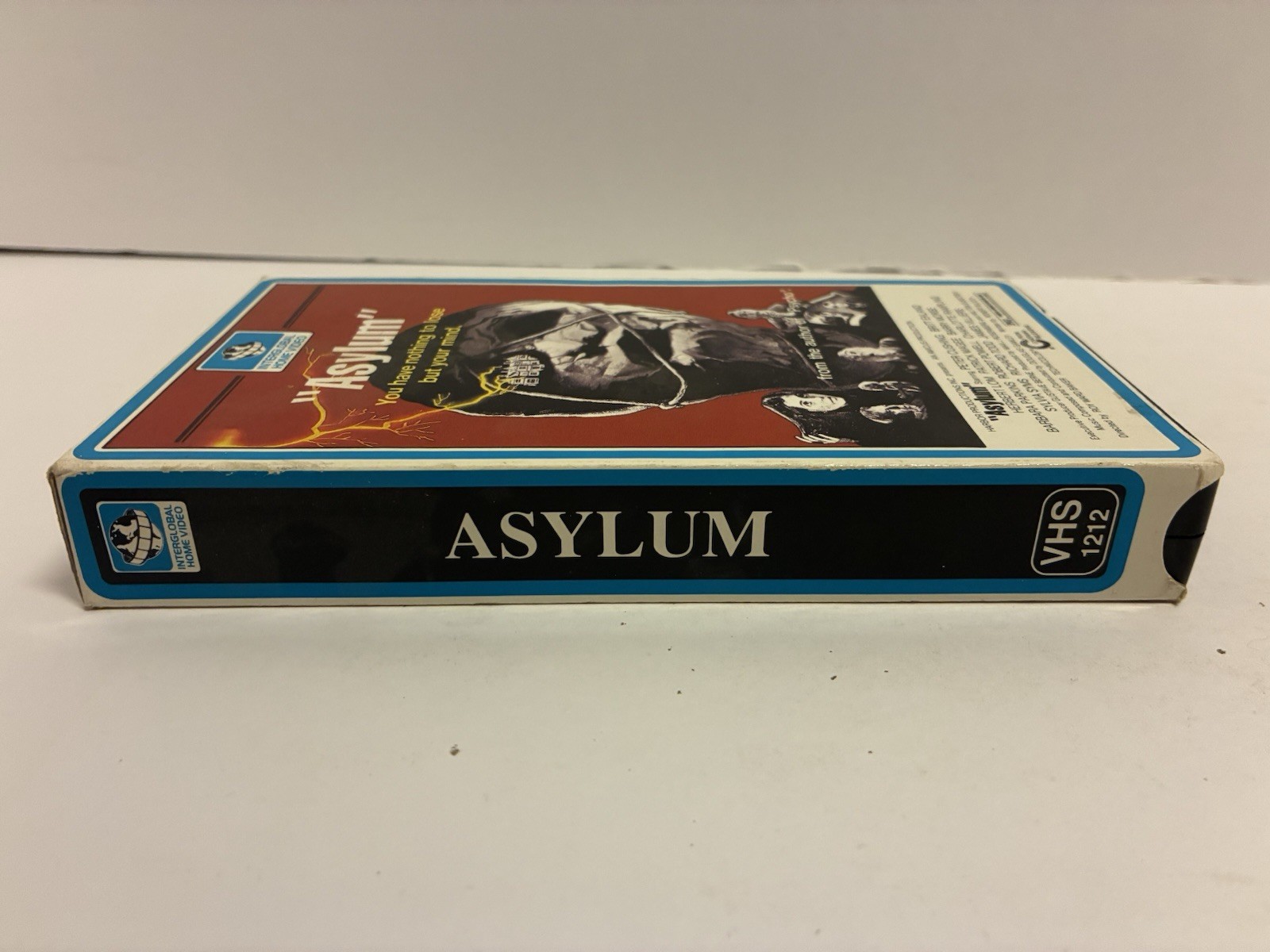 Asylum VHS Rare HTF Horror Psychological Thriller Anthology Interglobal