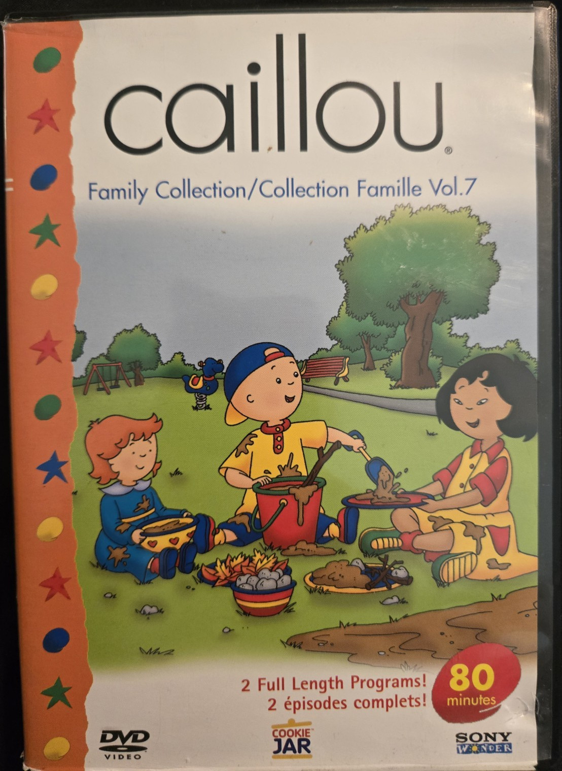 Caillou Family Collection Vol. 7 DVD 2 Languages Sing-along Sony Wonder 80 min
