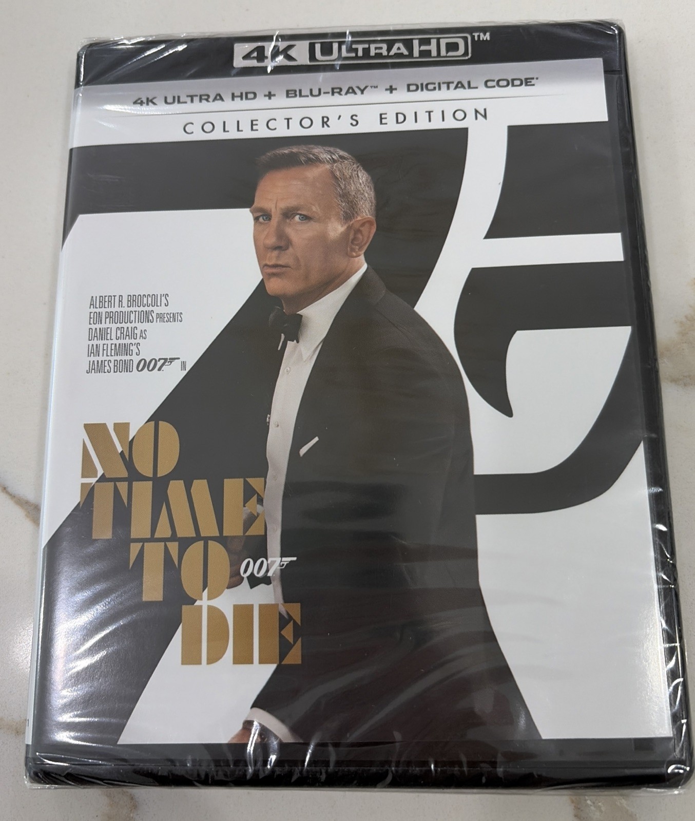 No Time to Die Collectors Edition 4K HD Blu-ray James Bond New