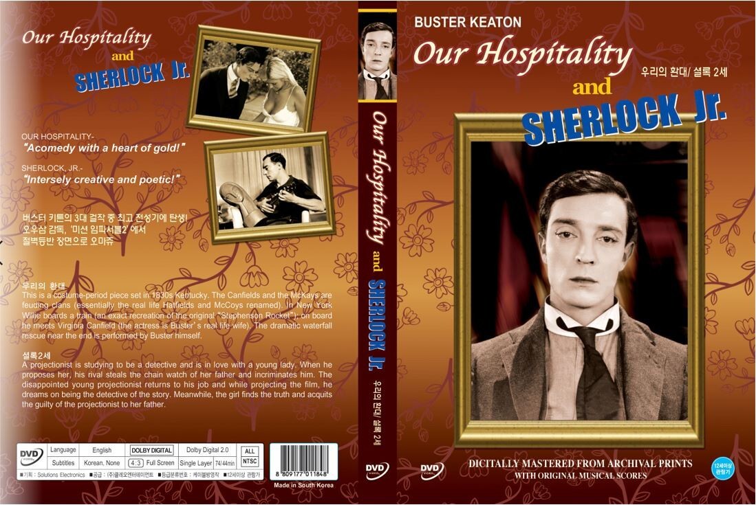 Our Hospitality and Sherlock Jr. 1923 (DVD,All,New) John G. Blystone, John G. B