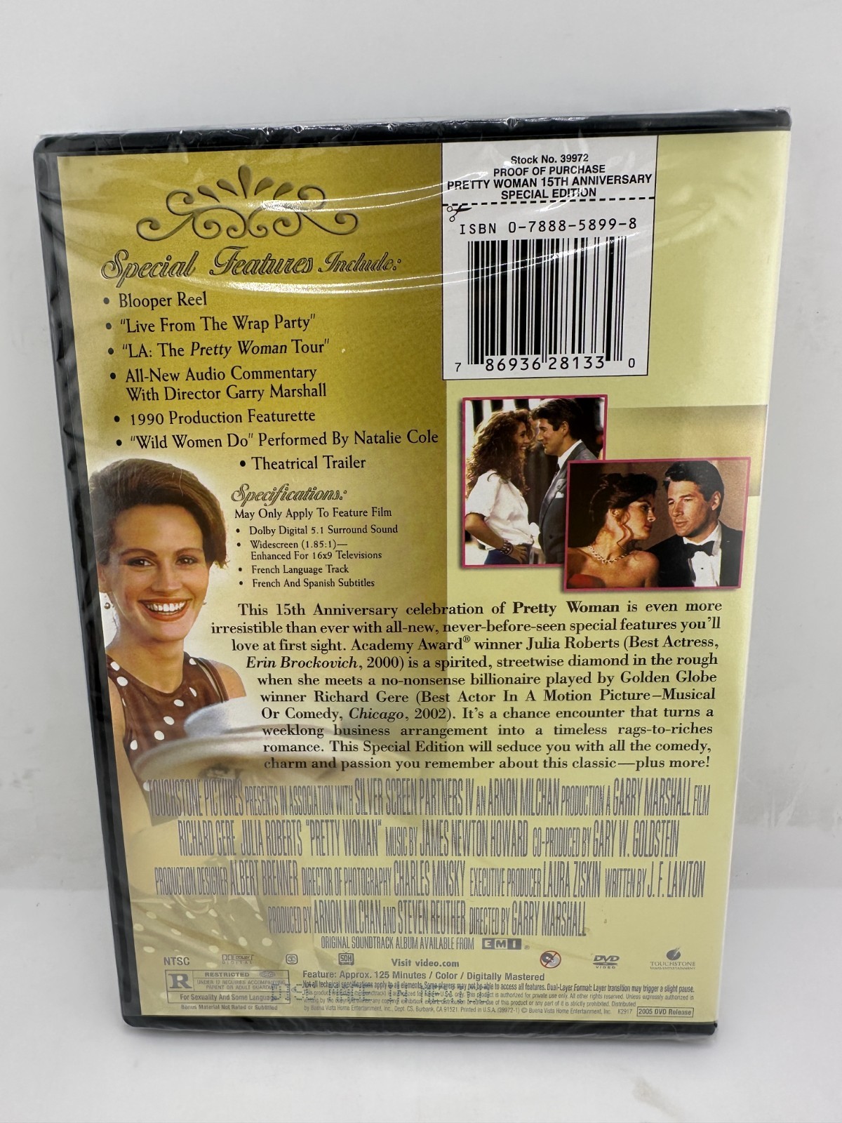 Pretty Woman 15th Anniversary Special Edition DVD New Sealed Julia Roberts Gere