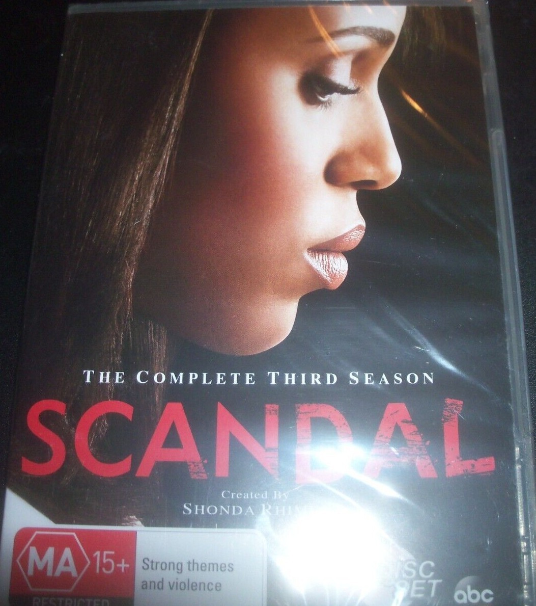 Scandal The Complete Third Season Three 3 (Australia Region 4) DVD – New