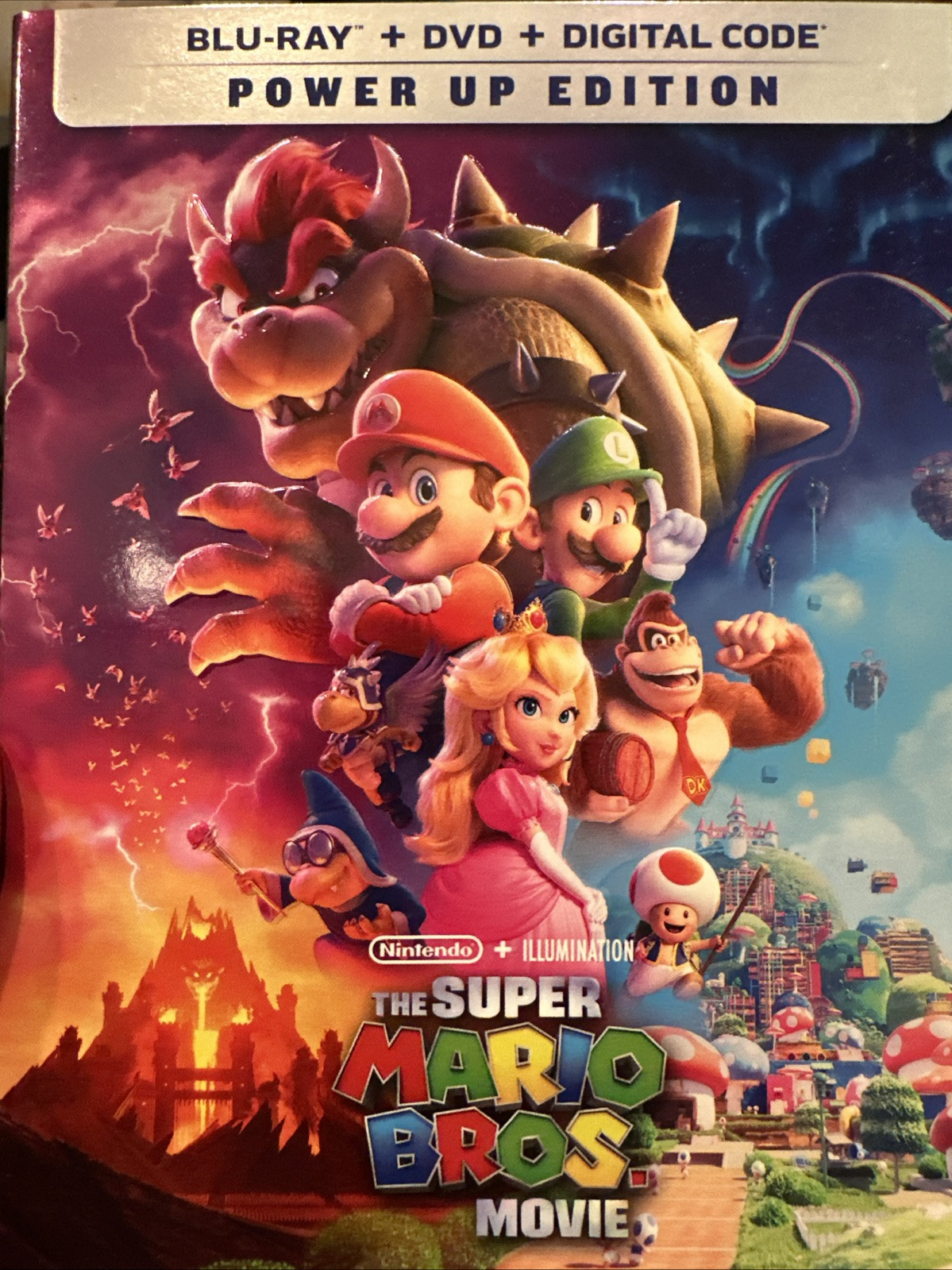 The Super Mario Bros. Movie Power Up Edition (Blu-ray, 2023)