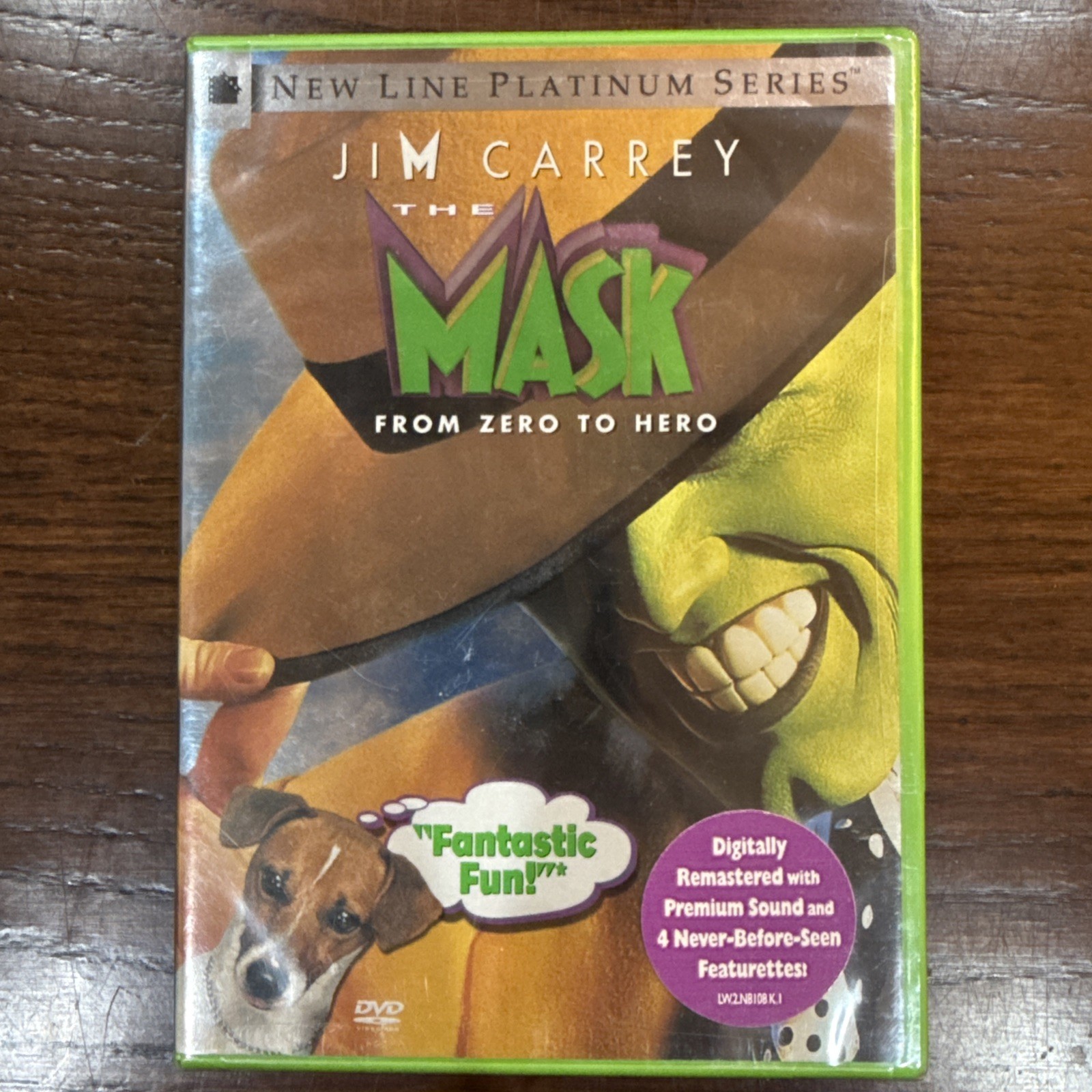 The Mask (DVD, 1994) Jim Carrey Cameron Diaz New Line Cinema Factory Sealed NIP