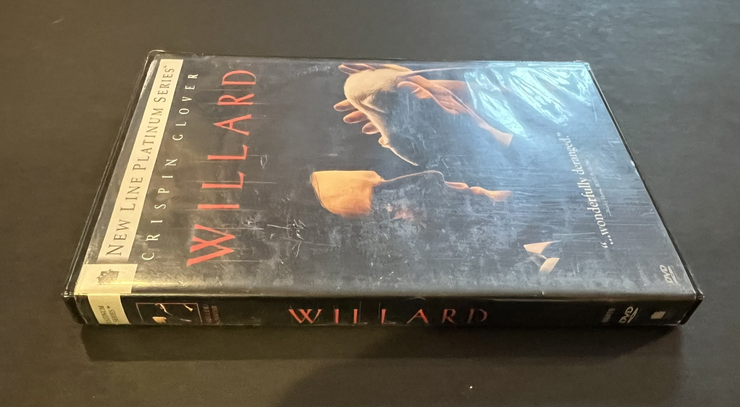 Willard (New Line Horror DVD, 2003, Platinum Series) Crispin Glover-VG