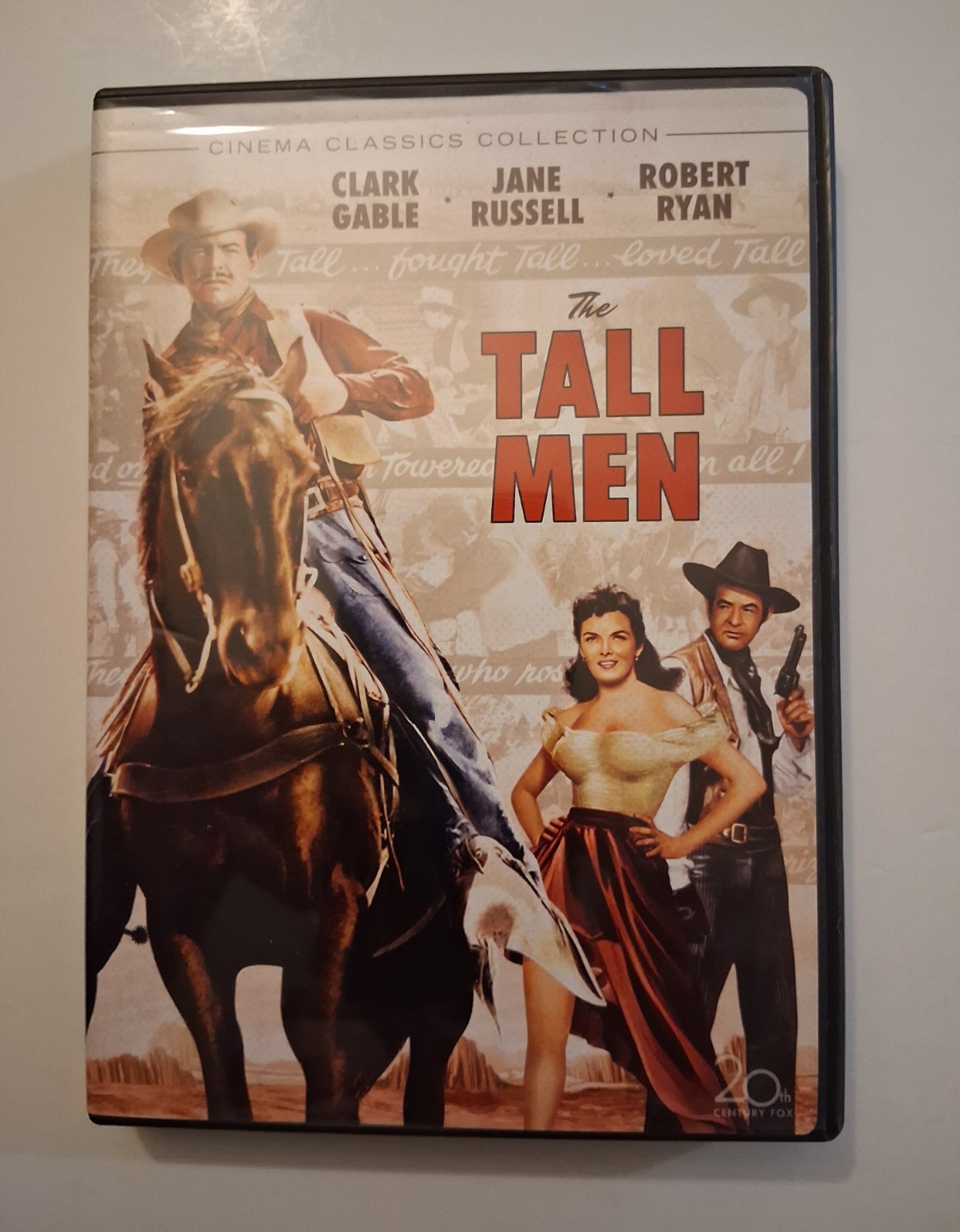 The Tall Men (DVD, 1955, Widescreen) Clark Gable Jane Russell Robert Ryan