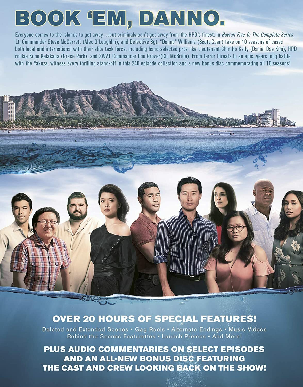 Hawaii Five-O The Complete TV Series(DVD,61-Disc Set,Seasons 1-10)New 0