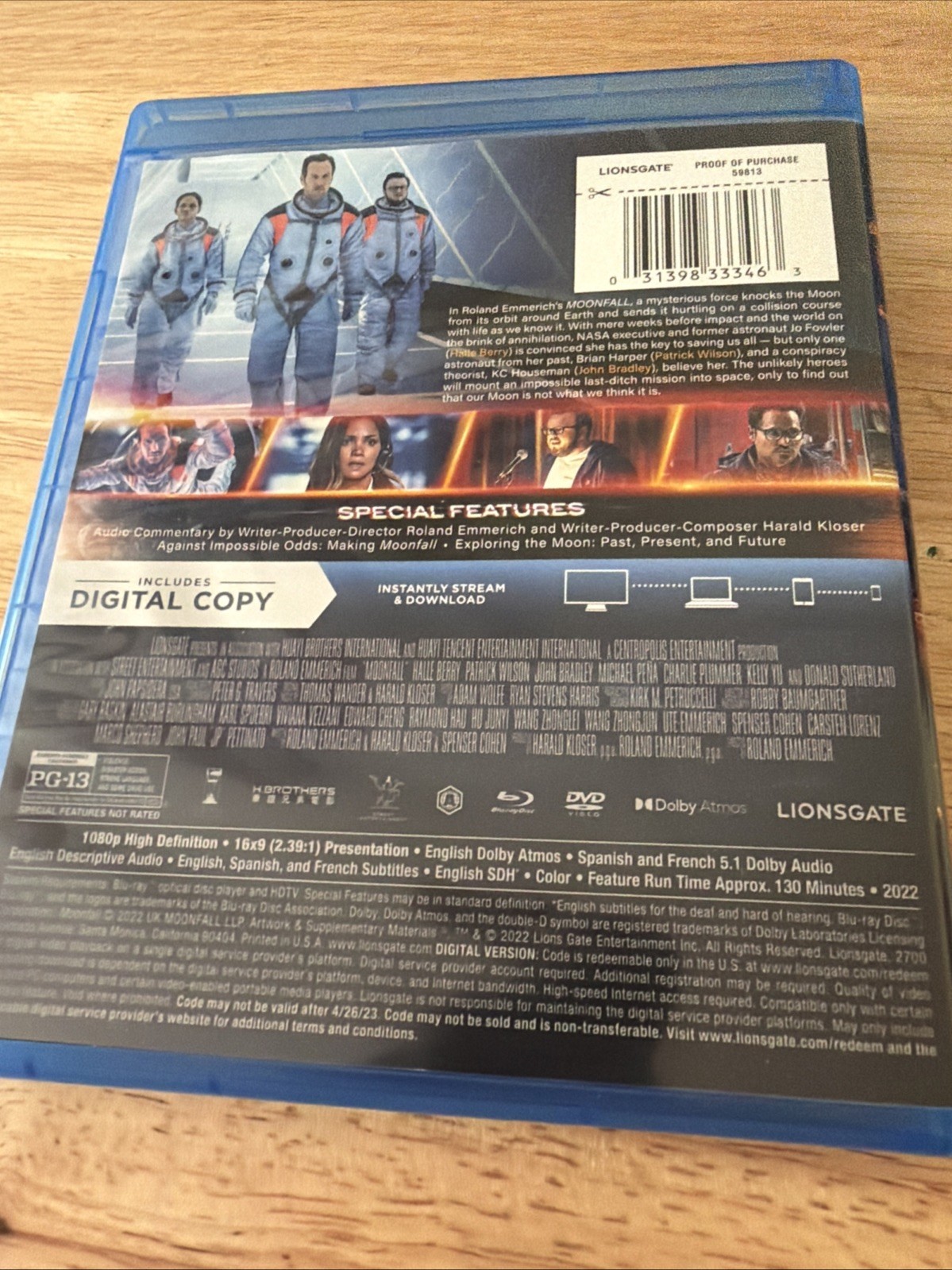 Moonfall (Blu-ray, 2022) Authentic US Release