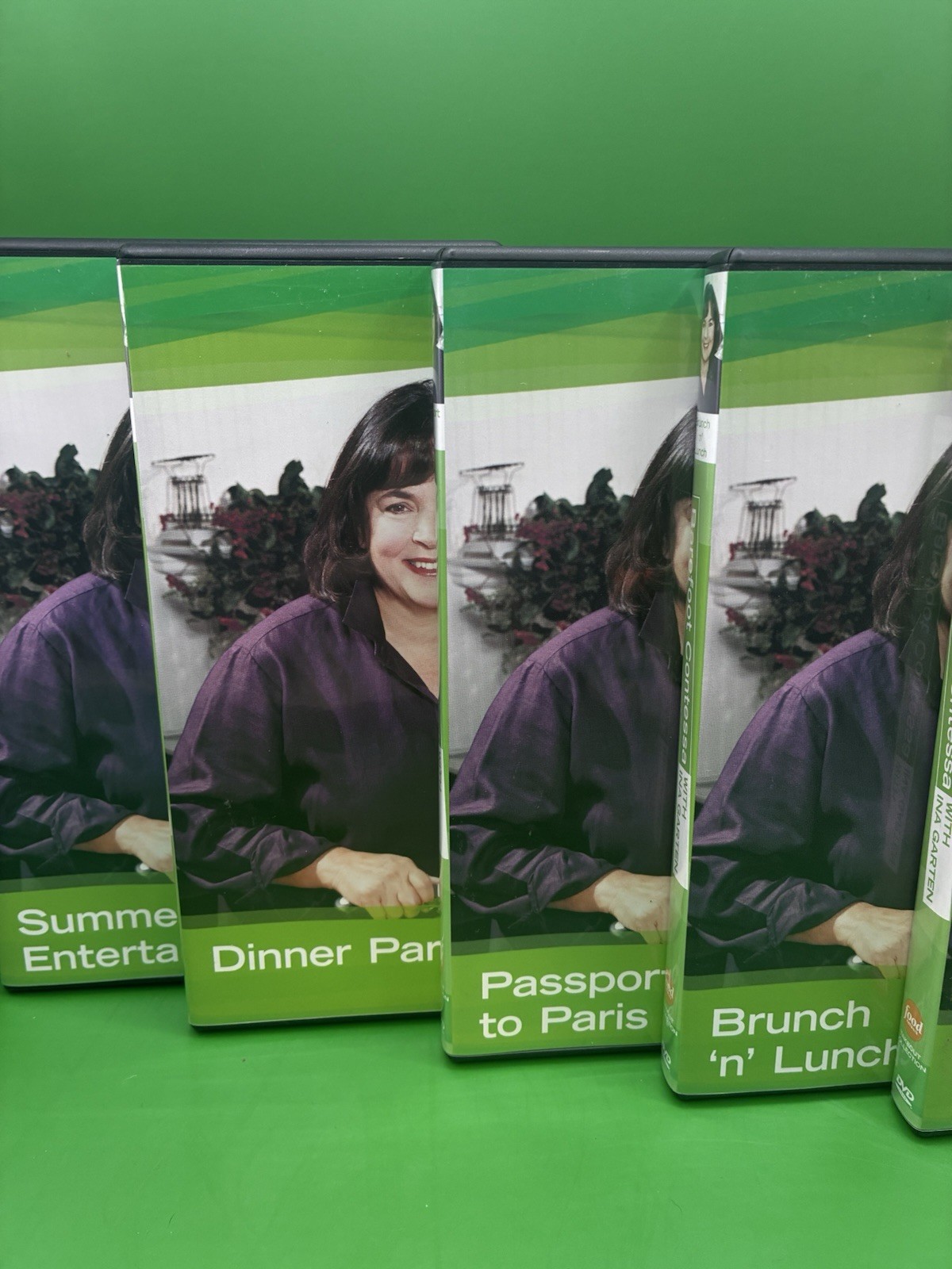 [Lot of 5] Barefoot Contessa Ina Garten DVDs Summer,Picnic,Dinner,Paris,Brunch