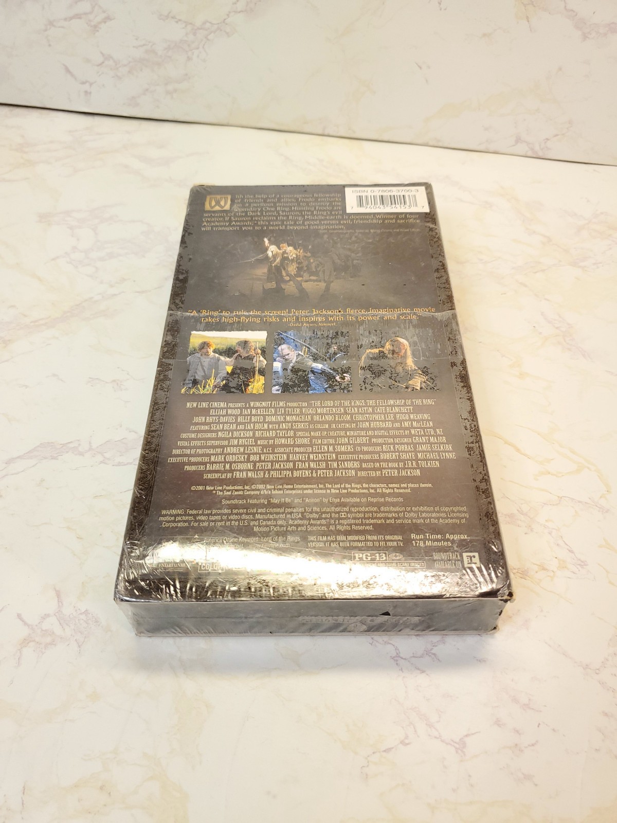 The Lord of the Rings Fellowship of the Ring 2001 VHS Tape Sealed | Frodo Movie