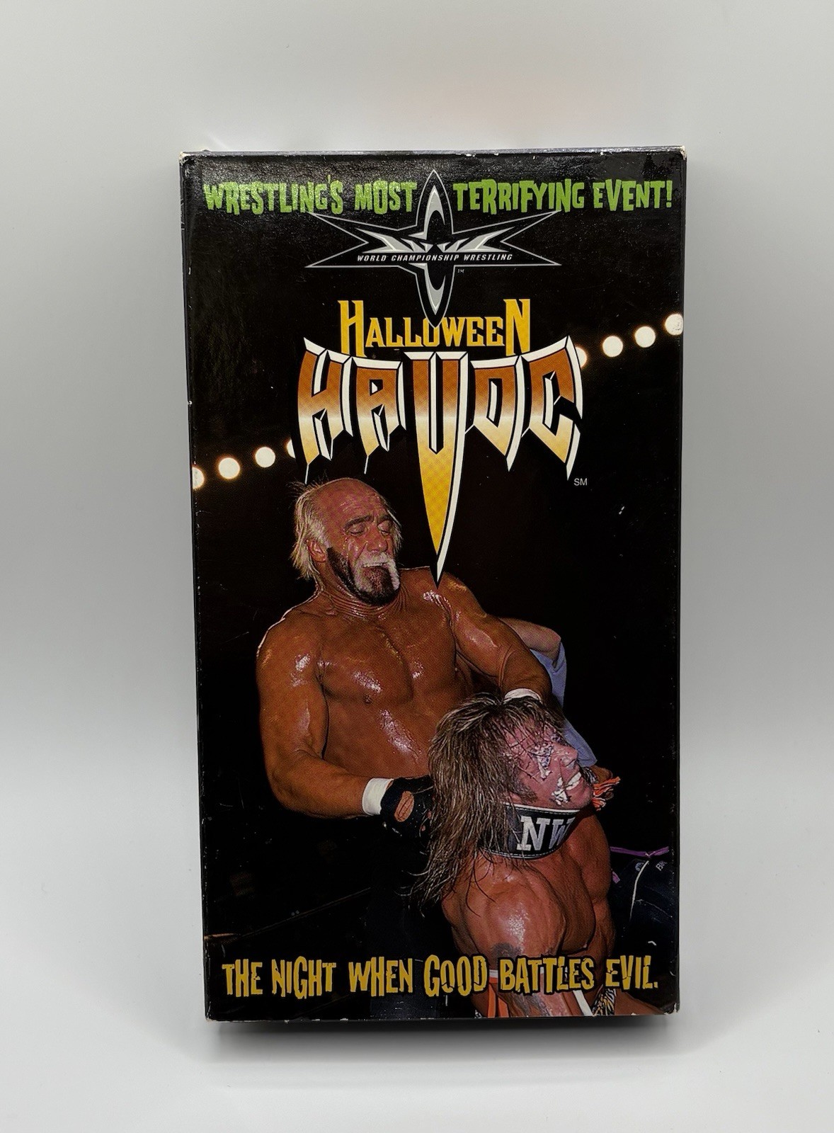 1998 Halloween Havoc VHS Tape Great Condition Tested Works Great