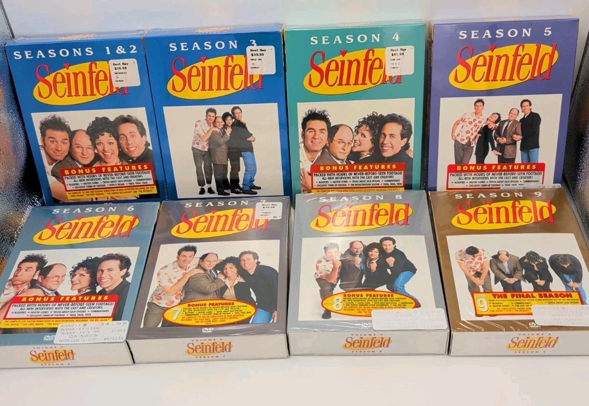 SEINFELD – Seasons 1 2 3 4 5 6 7 8 9 Complete Series DVD Factory Sealed
