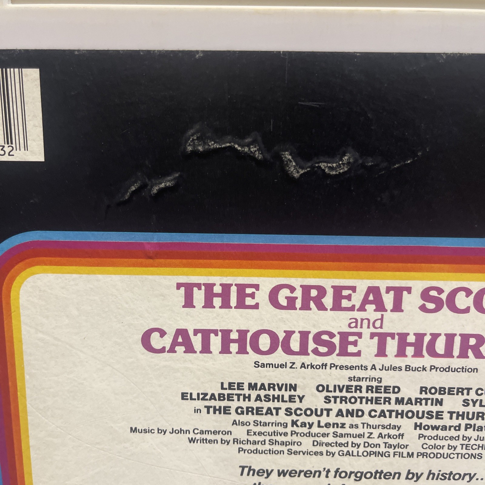 The Great Scout And Cathouse Thursday CED VideoDisc