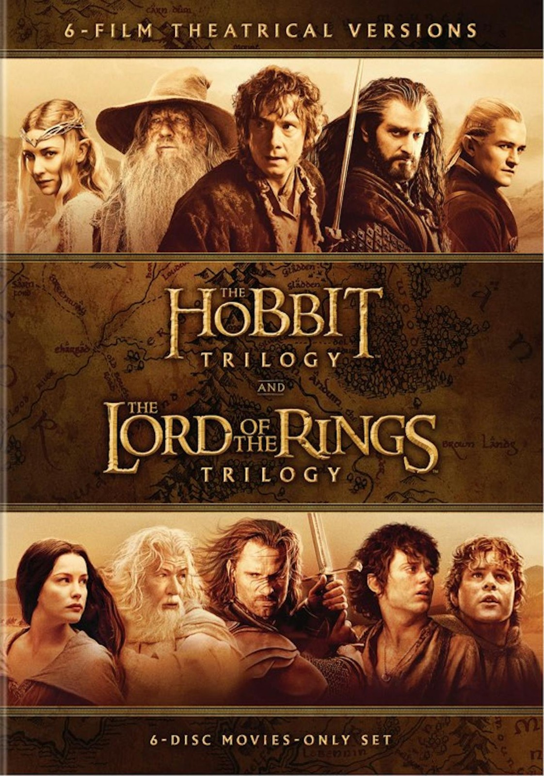 Middle Earth Theatrical Collection DVD NEW