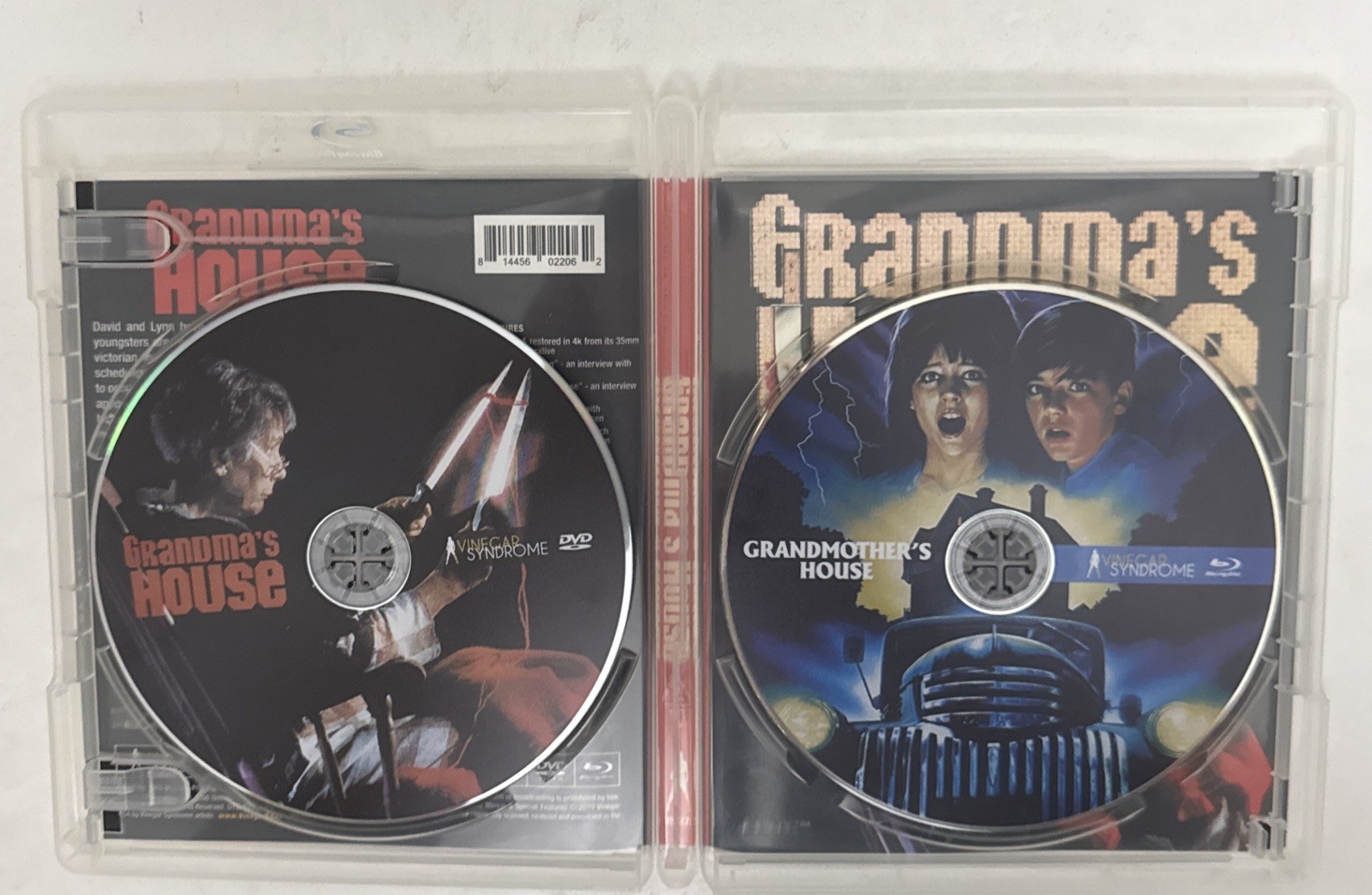 Grandmother’s House (Blu-ray&DVD, 1988,Vinegar Syndrome);Pre-Owned;No Slipcover