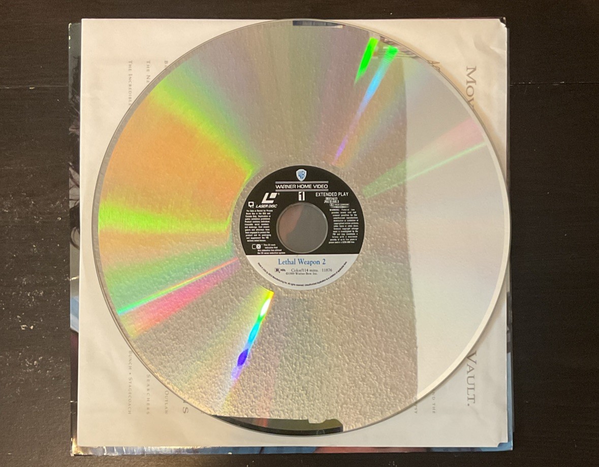 Lethal Weapon 2 Laserdisc 1989 Mel Gibson Danny Glover Widescreen Edition