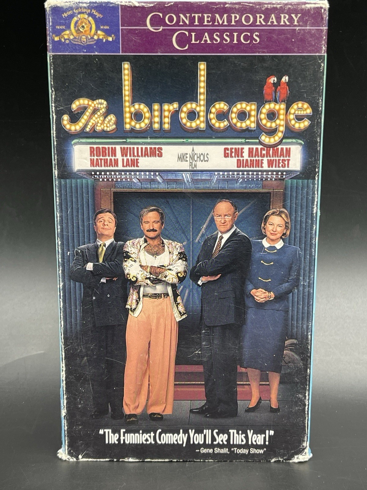 The Birdcage VHS 1996 Robin Williams, Nathan Lane, Gene Hackman, Dianne West