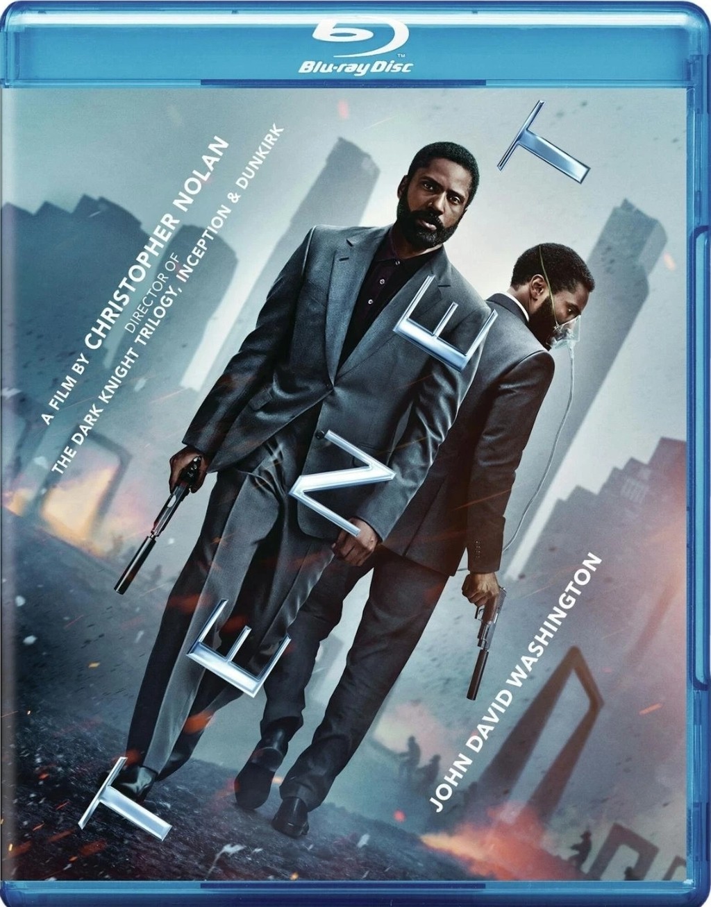 Tenet Blu-ray John David Washington NEW SEALED WITH SLIPCOVER