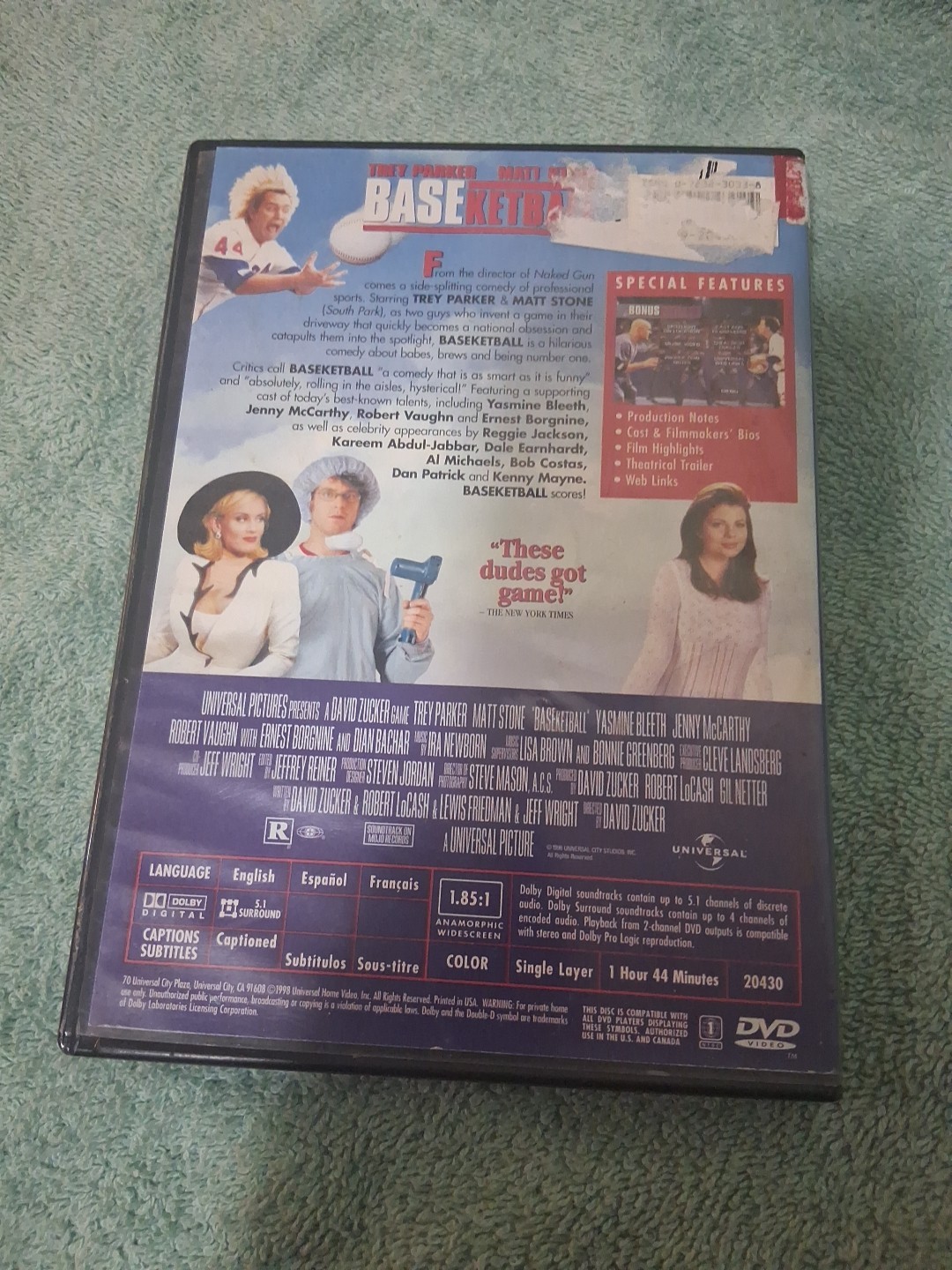 Baseketball (DVD, 1998)
