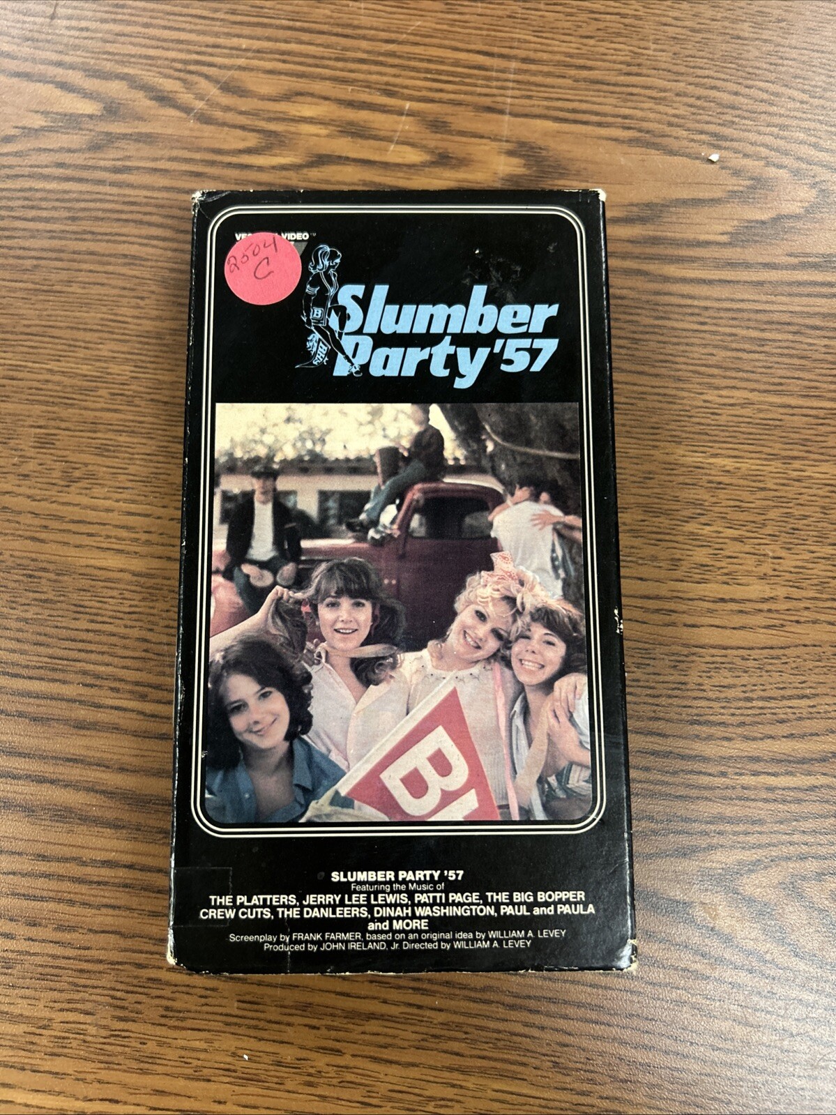 1982 Slumber Party ’57 VHS Debra Winger Janet Wood Original Vestron Video Rental