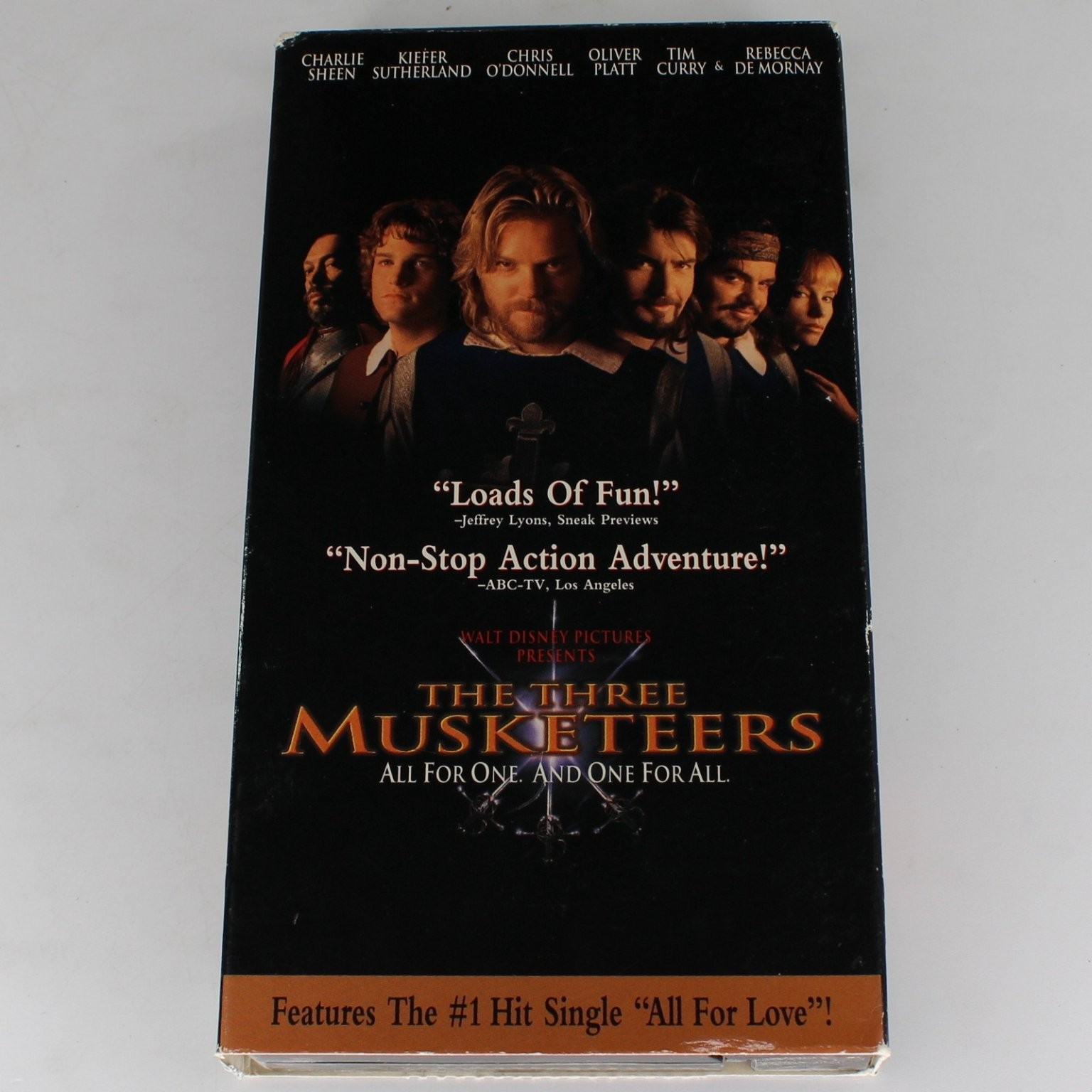 The Three Musketeers VHS 1993 Action Adventure Walt Disney Home Video