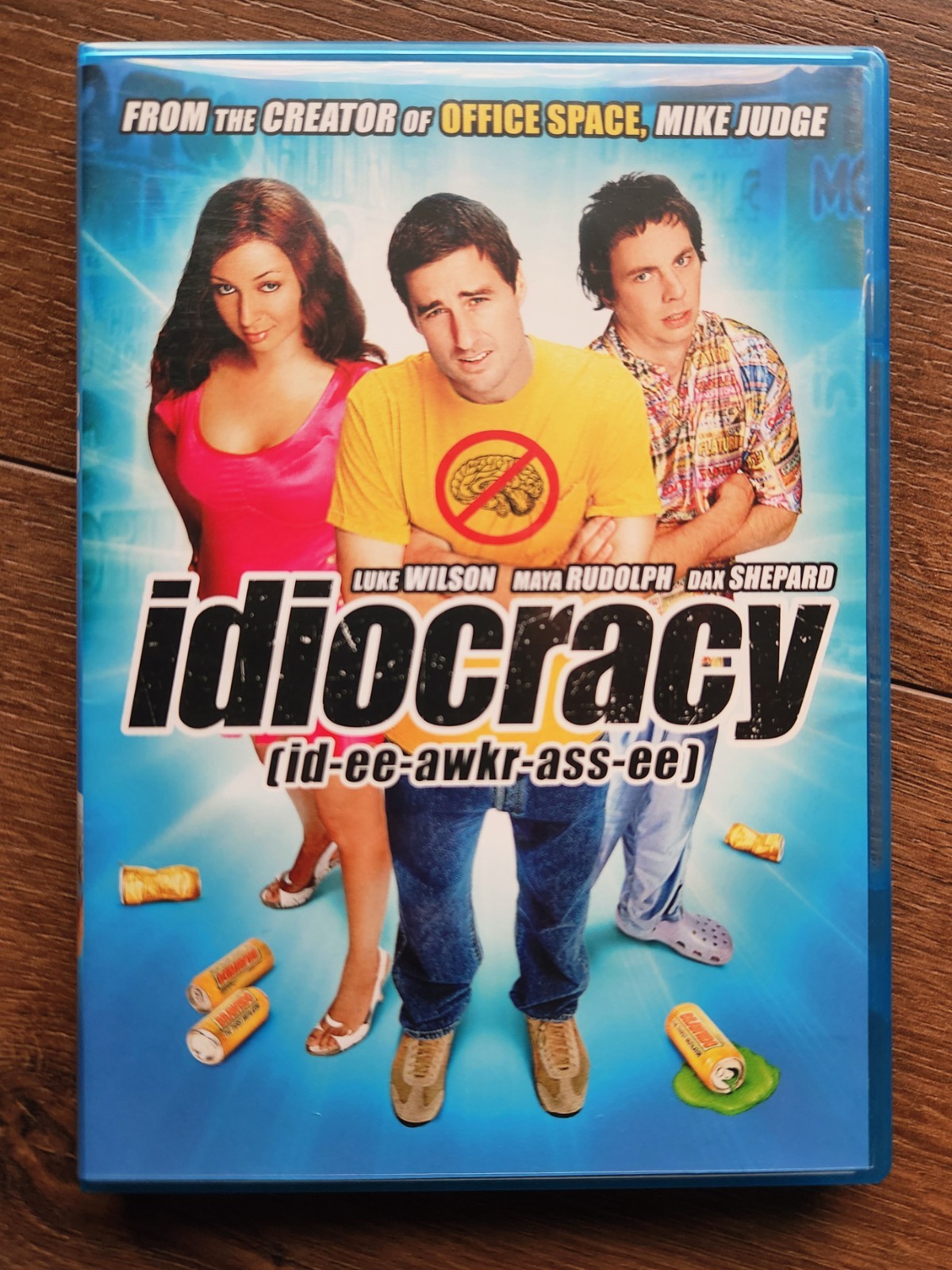 Idiocracy (DVD 2006) Luke Wilson Dax Shepard Maya Rudolph HTF OOP Blue Case