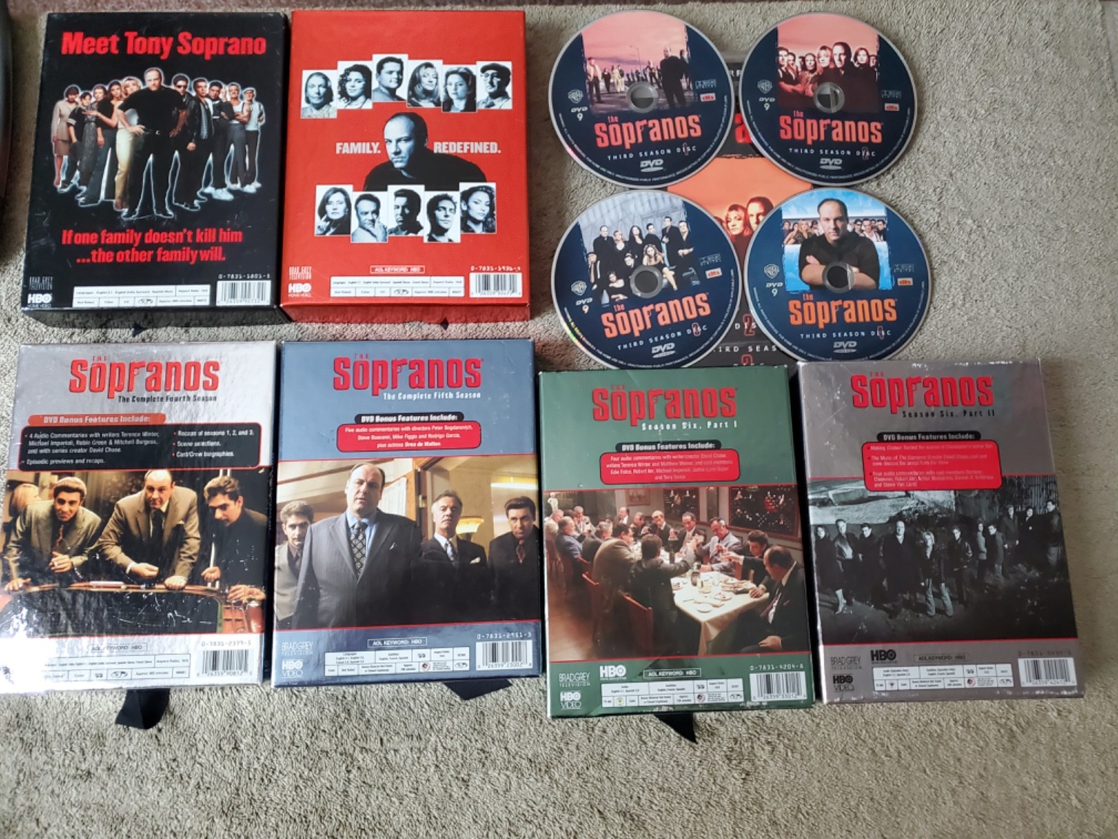 The Sopranos Complete Series Box Sets TV HBO Series Seasons 1-6 Season 6 Part 2