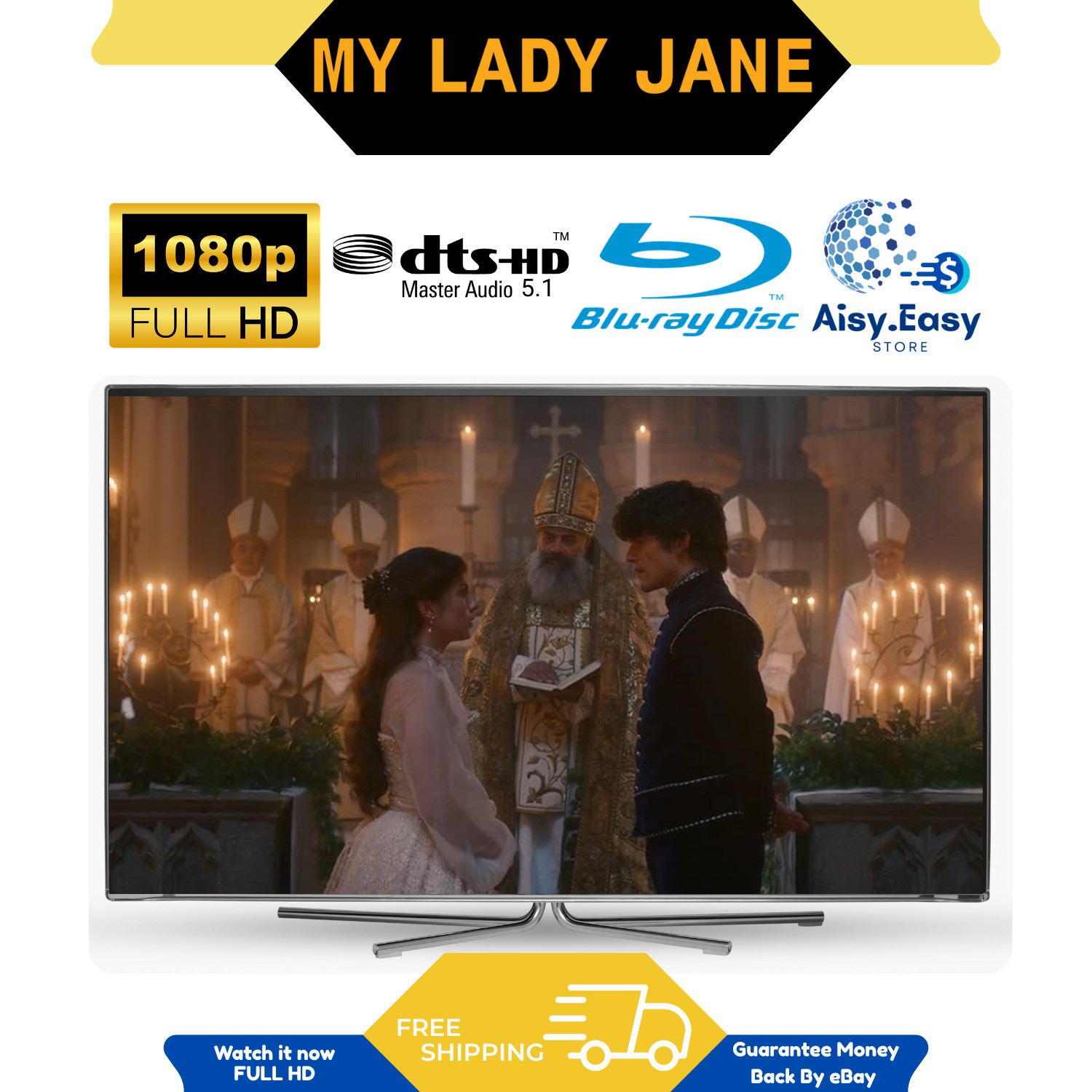 My Lady Jane Complete Season 1 Drama Comedy Romance History Region Free Blu Ray