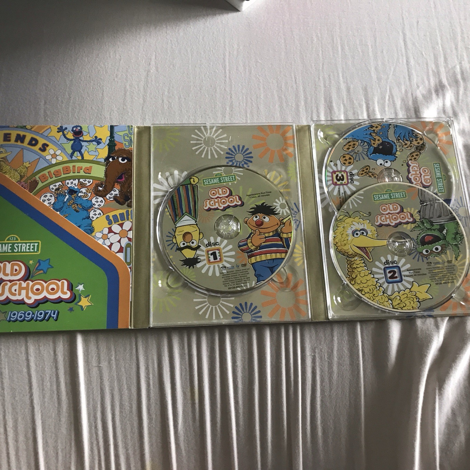 Sesame Street Old School Volume 1 DVD 1969-1974 Shout Factory 3 Disc Set HTF OOP