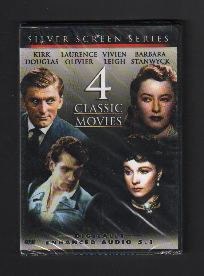 4 Classic Movies 2004 Silver Screen Series Sealed DVD 111621DBDVD