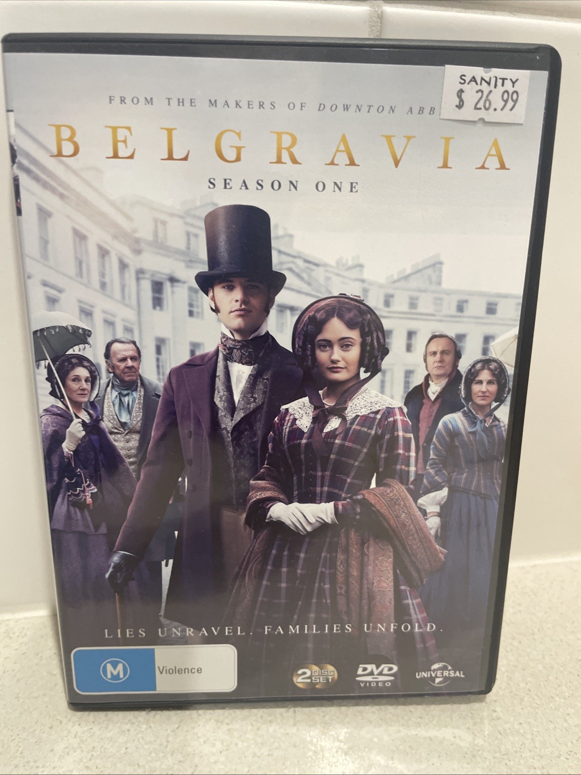 VGC Belgravia Complete Season 1 DVD Reg 4+2 2020 Romance Historical