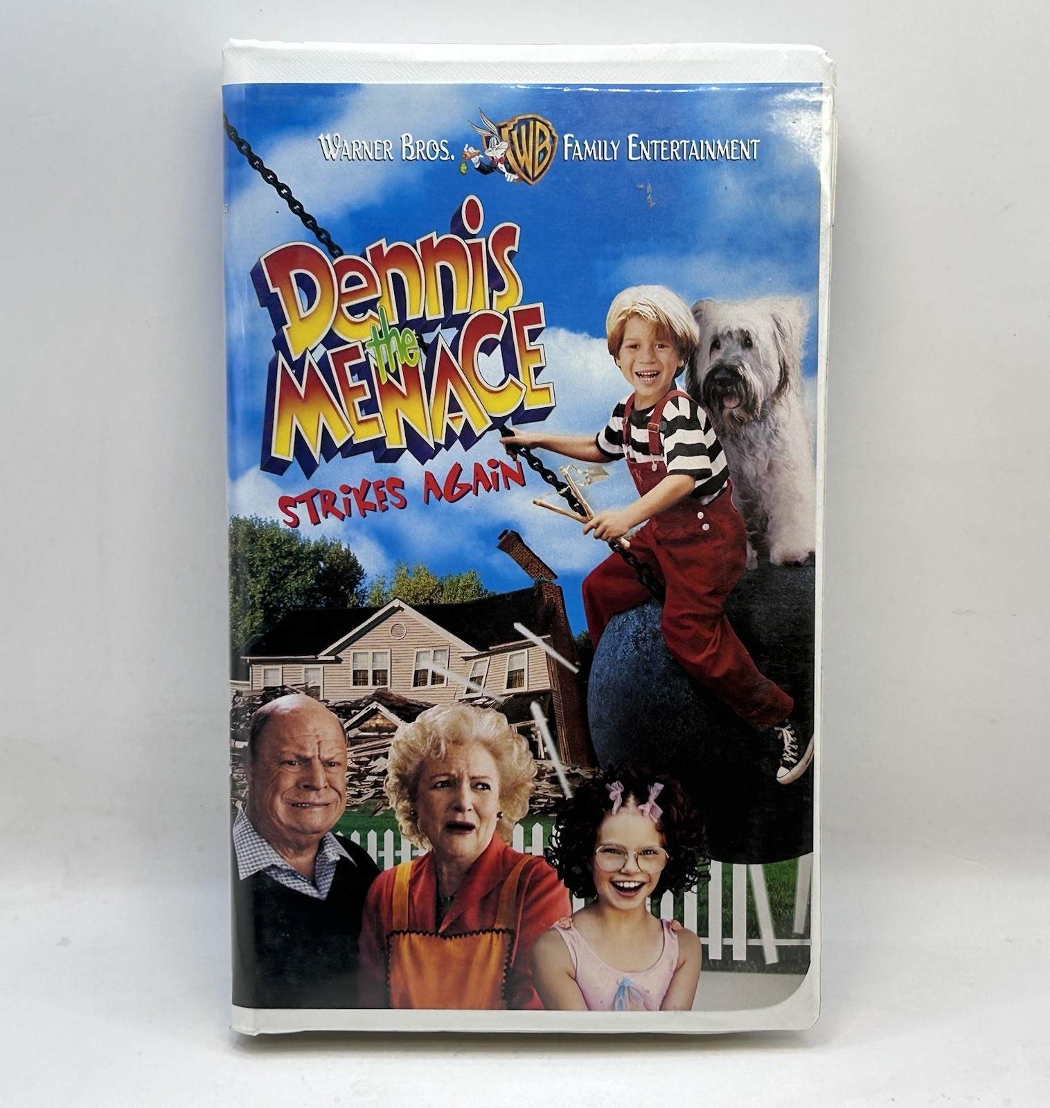 Dennis the Menace Strikes Again VHS 1998 Video Tape Sequel Clamshell Nearly New!