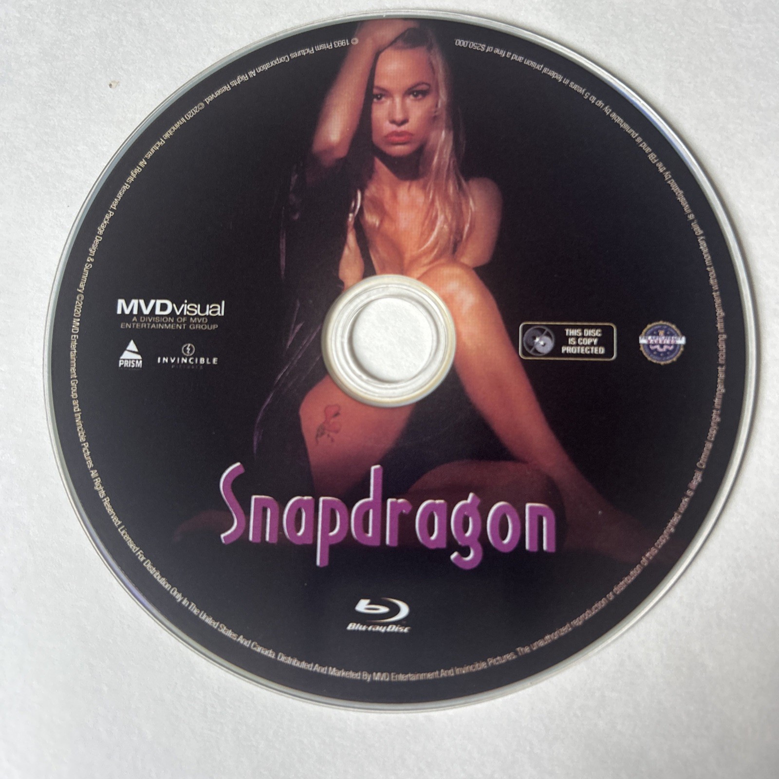 MVD 1993 Snapdragon Blu-ray-Pamela Anderson-Steven Bauer-widescreen