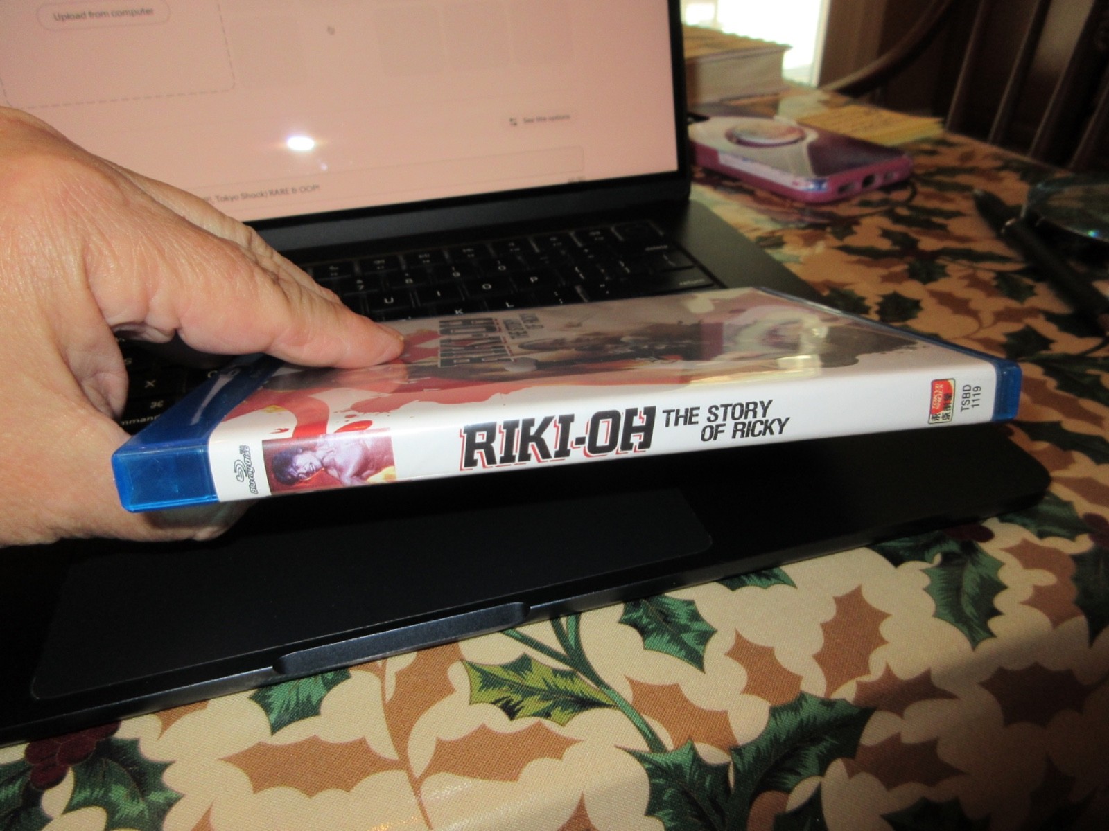 Riki-Oh: The Story of Ricky (Blu-ray, 1991, Tokyo Shock) RARE & OOP! MINT DISC!