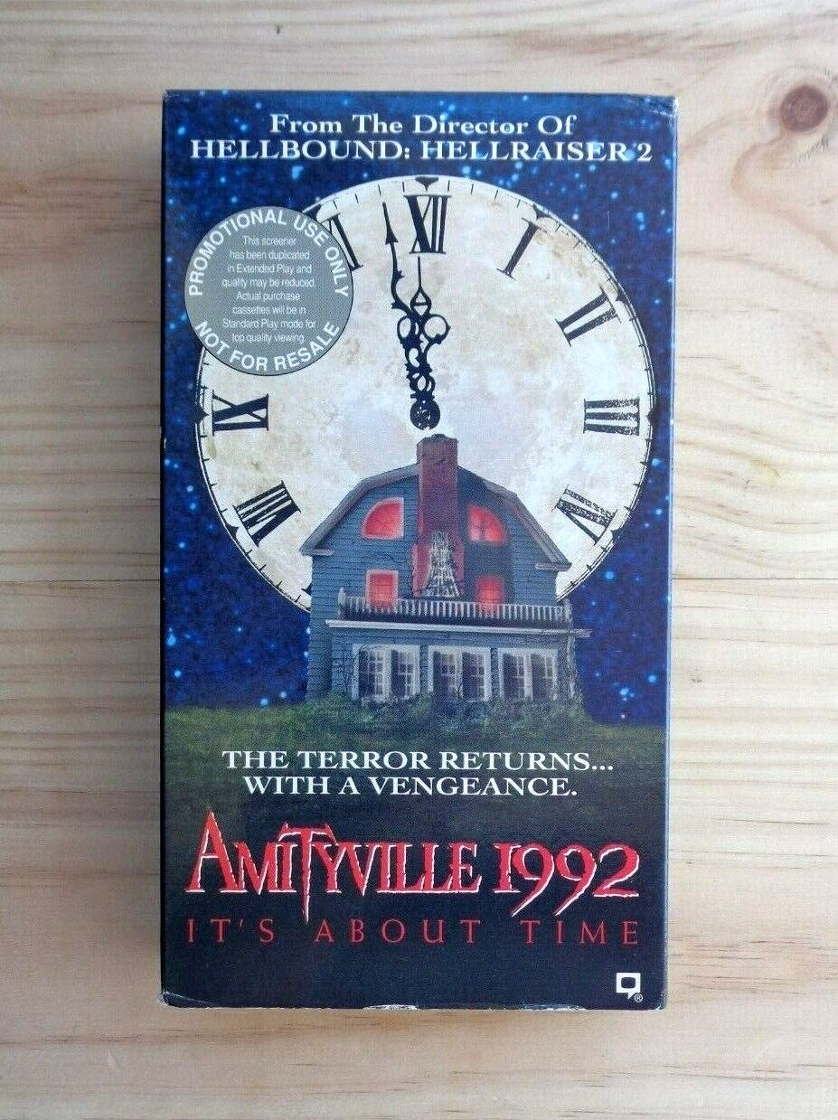 Amityville 1992: Its About Time VHS Promotional screener