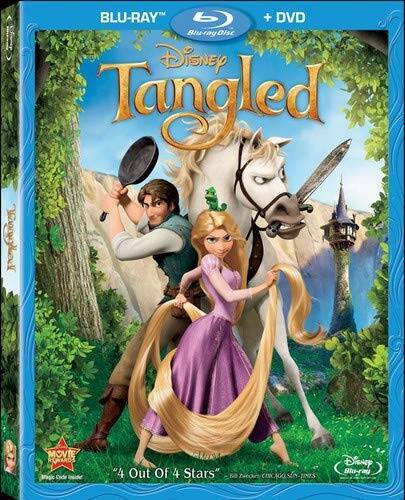 Tangled (Two-Disc Blu-ray/DVD Combo) – Blu-ray – GOOD