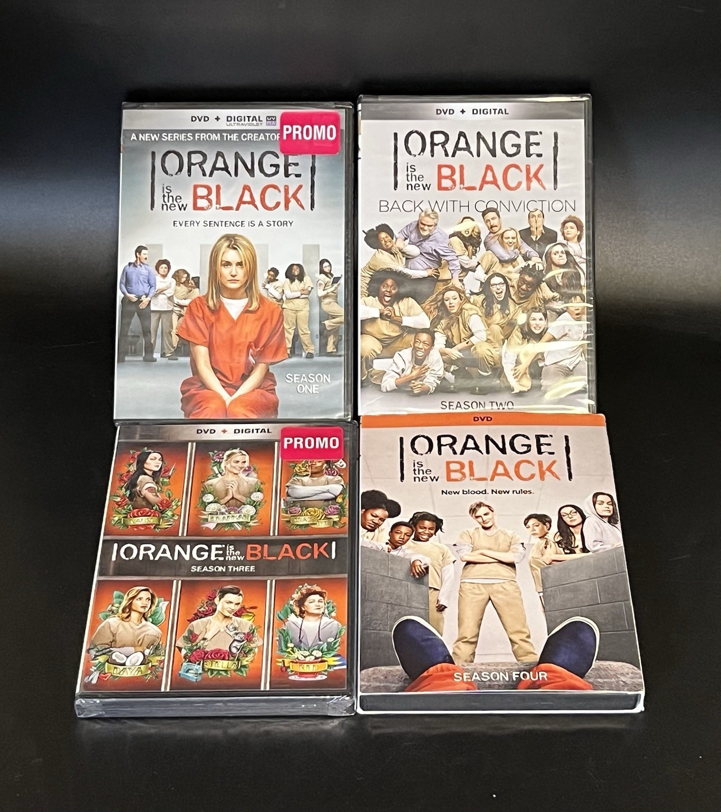 Orange Is The New Black Prision Complete Series DVD Set Seasons 1-4 New