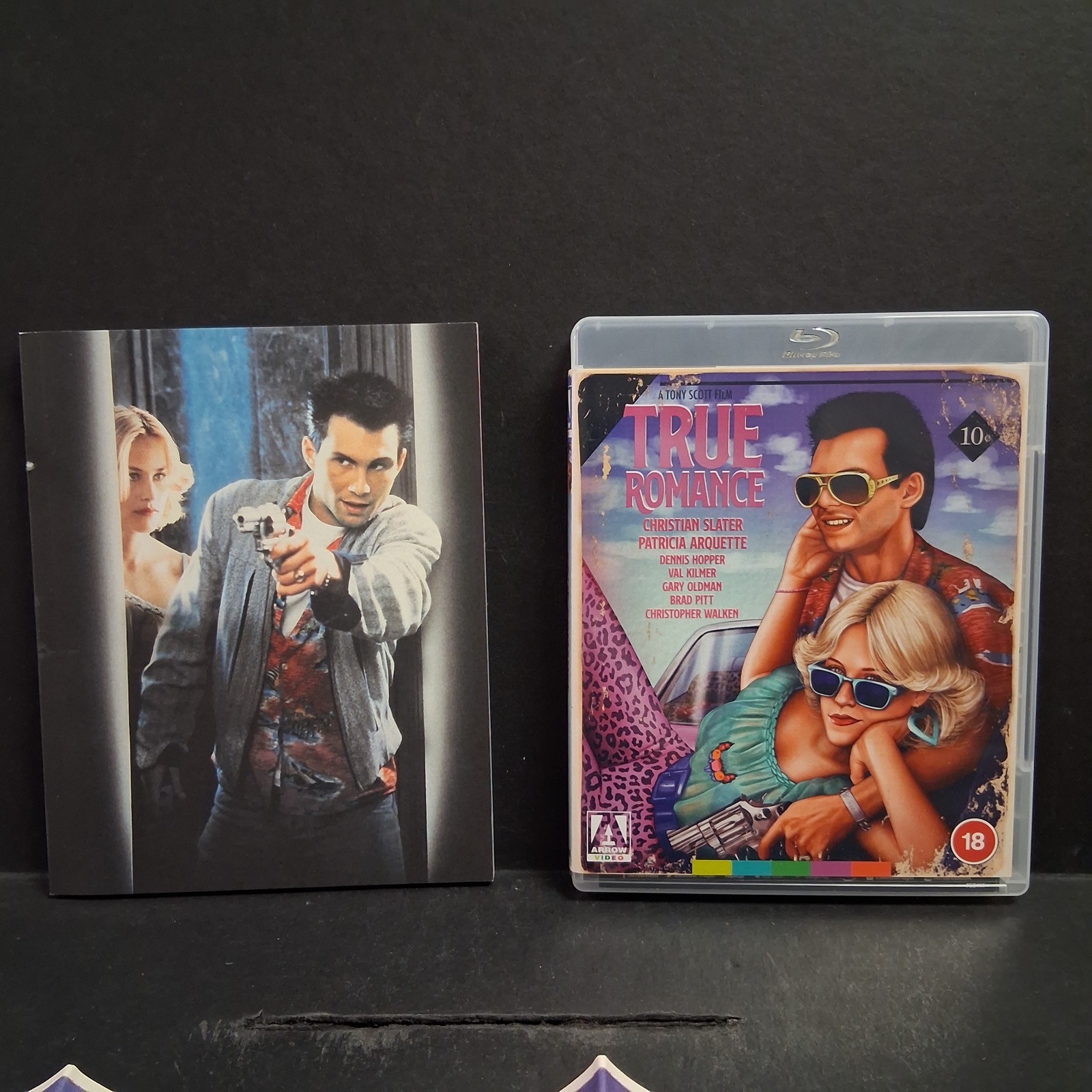 TRUE ROMANCE (1993) Blu-Ray Region B w/ Book & Poster Tony Scott ARROW VIDEO