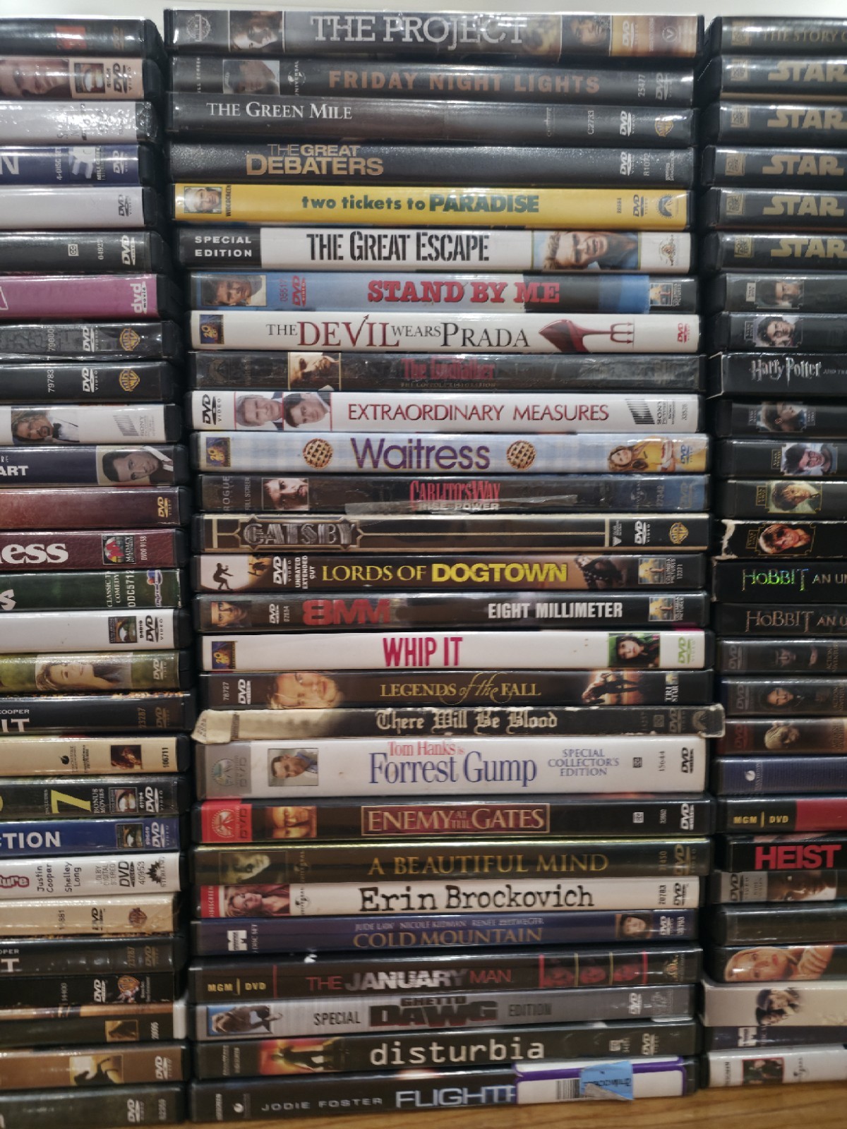 ​Massive 78 DVD Movie Lot – Star Wars, Harry Potter LOTR Action Drama & Classics