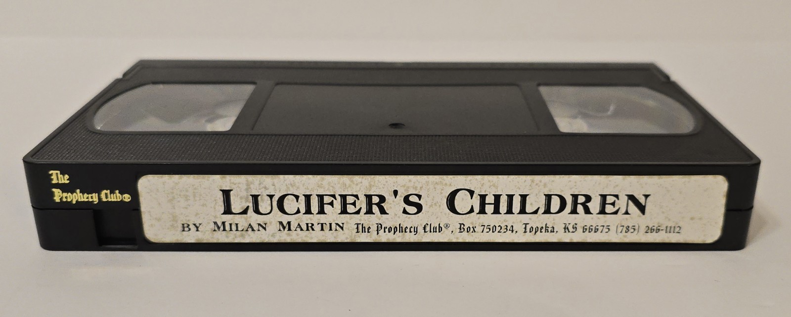 LUCIFER’S CHILDREN – MILAN MARTIN (VHS 2HRS-40MIN 2002) THE PROPHECY CLUB htf