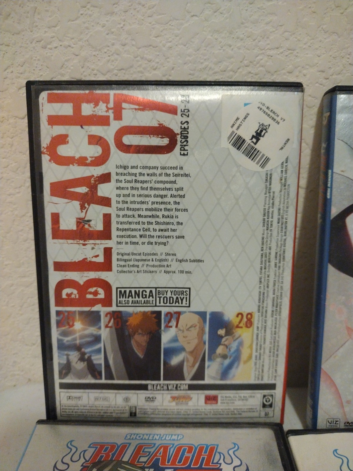 Bleach Shonen Jump Vol.7,13,17,27,29,30+Set 23 & 26 DVDS. All Tested. I