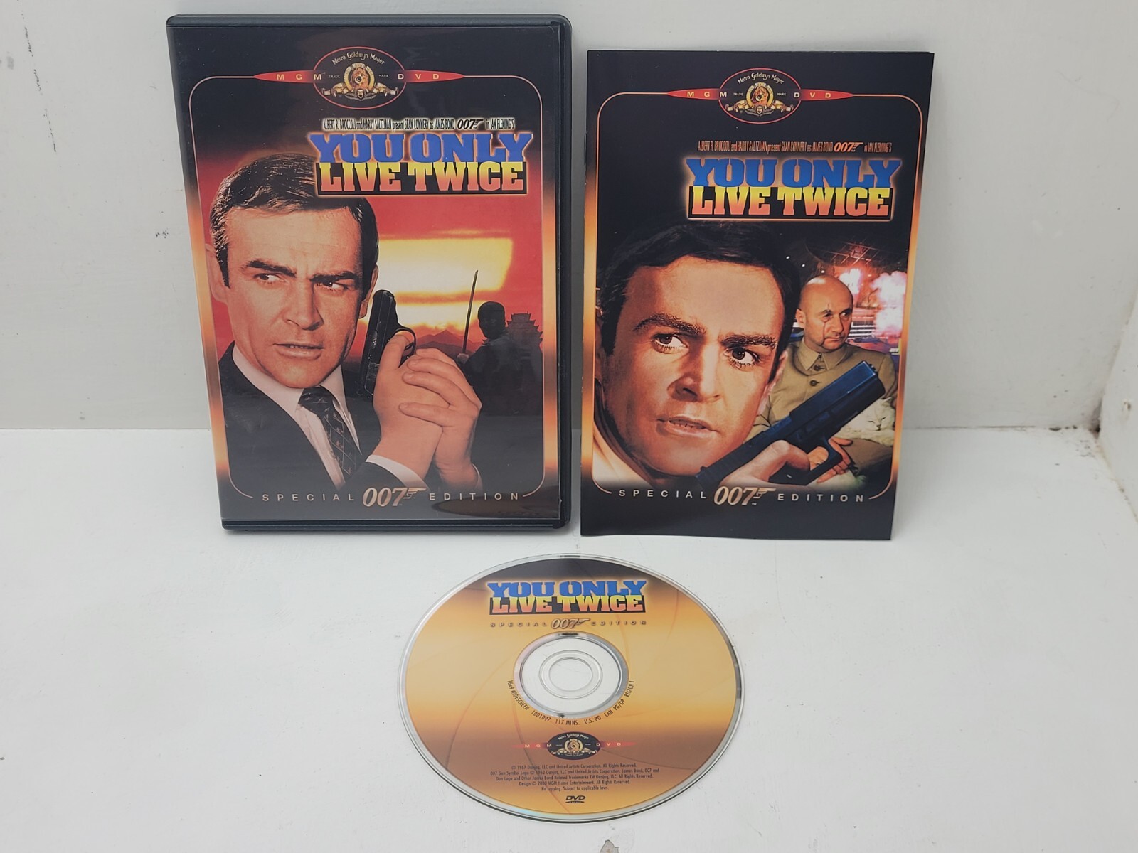 Lot of 9 James Bond DVDS Thunderball – Octopussy – For Your Eyes Only- Moonraker